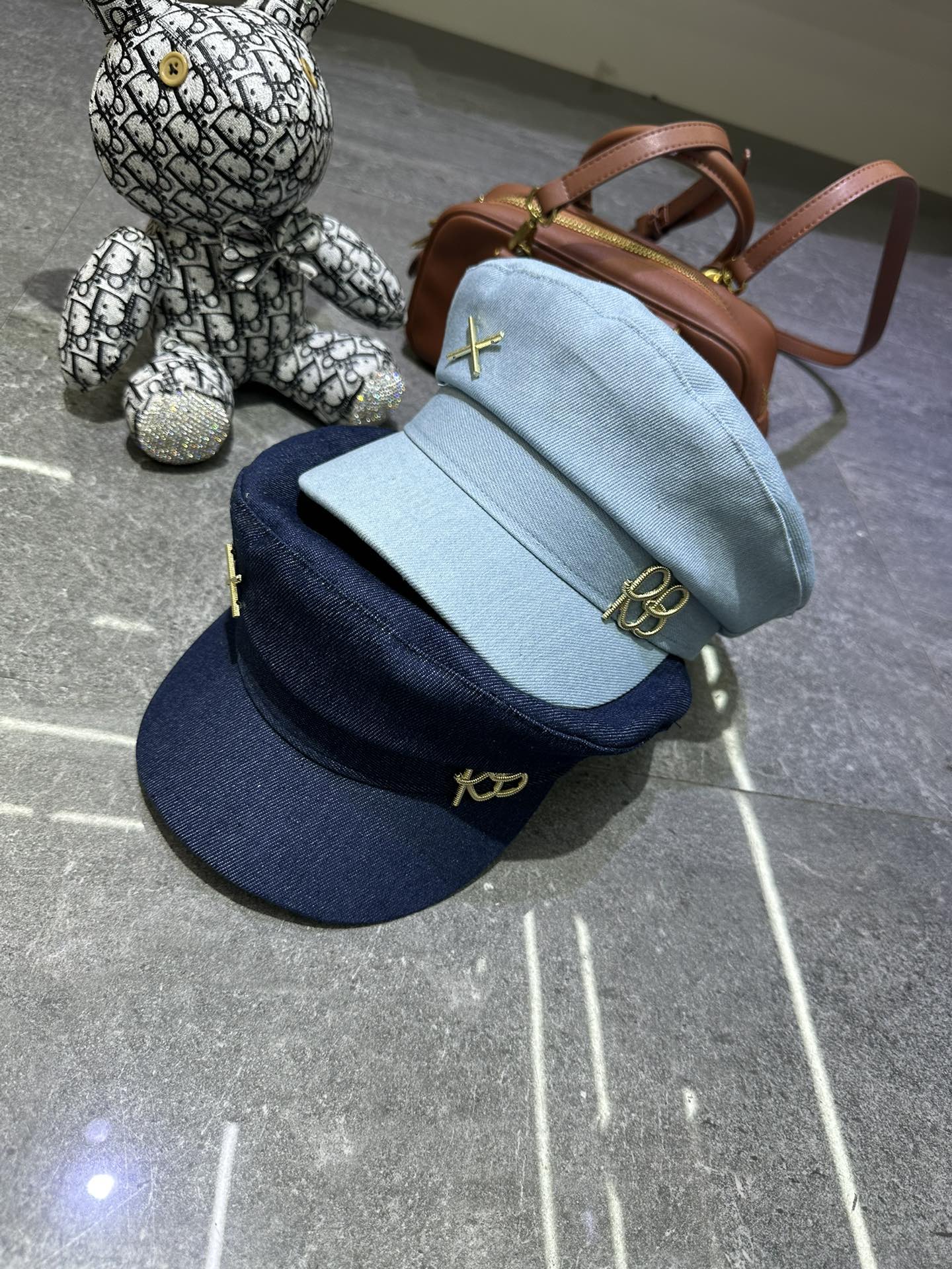 🎀RB爆款牛仔军帽