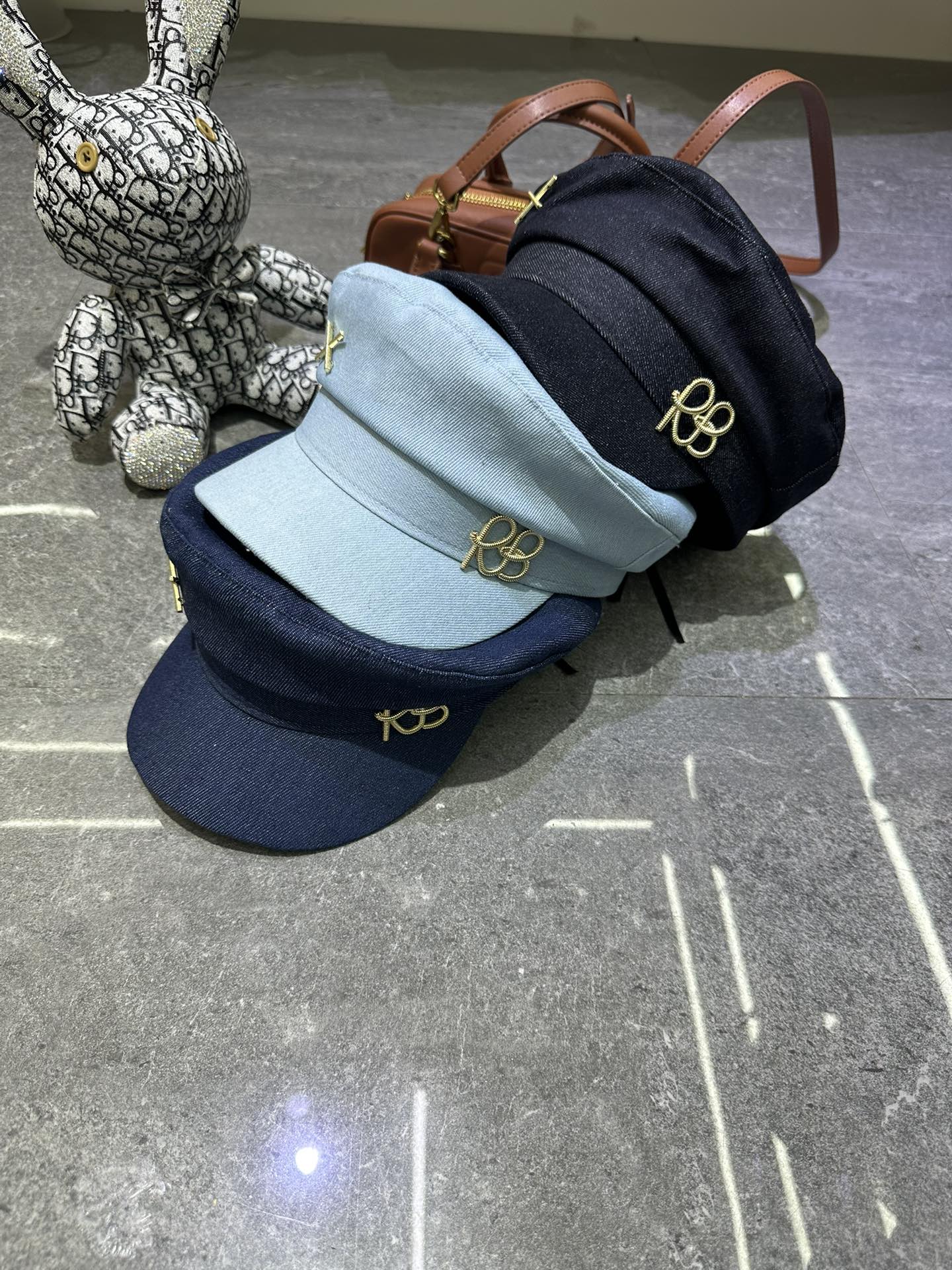 🎀RB爆款牛仔军帽