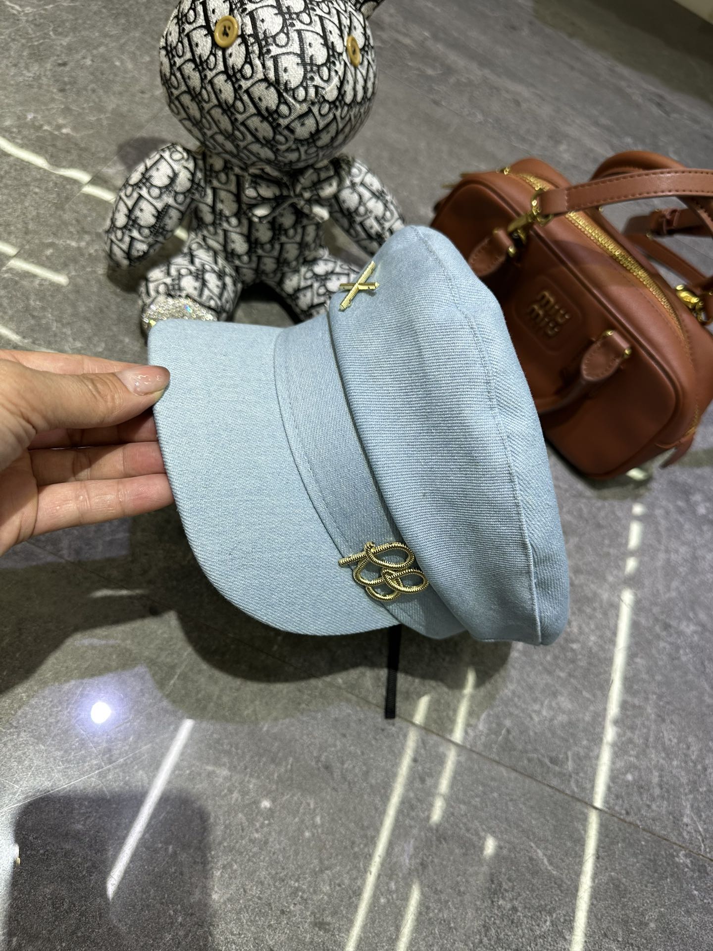 🎀RB爆款牛仔军帽