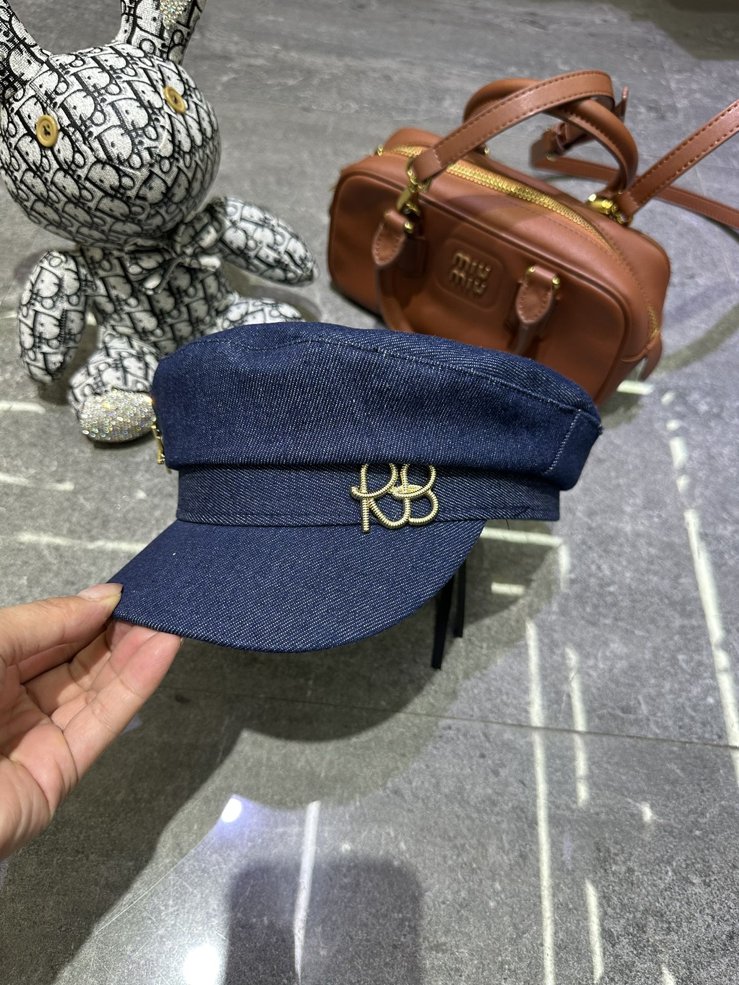 🎀RB爆款牛仔军帽