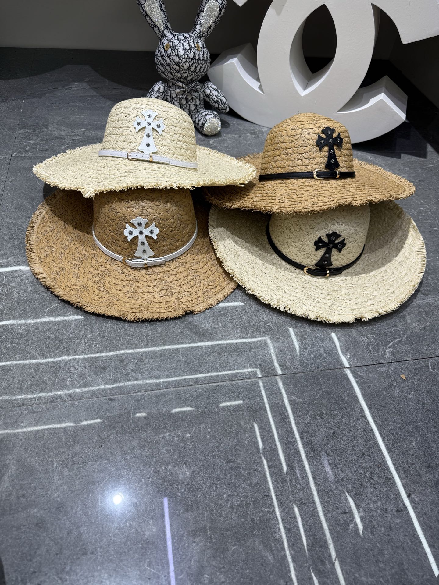Chrome Hearts 新品手工草编大沿帽‼ ‼