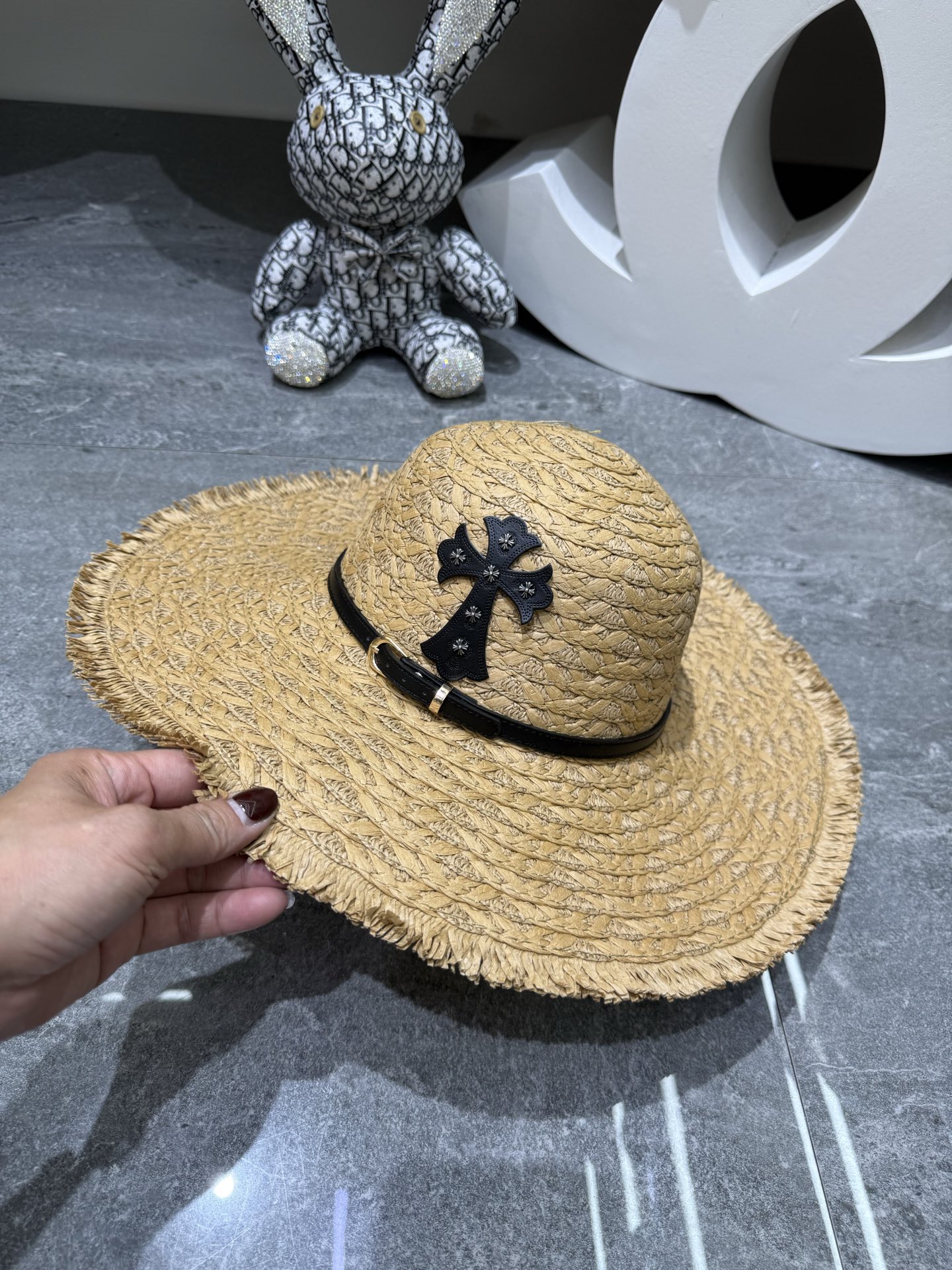 Chrome Hearts 新品手工草编大沿帽‼ ‼
