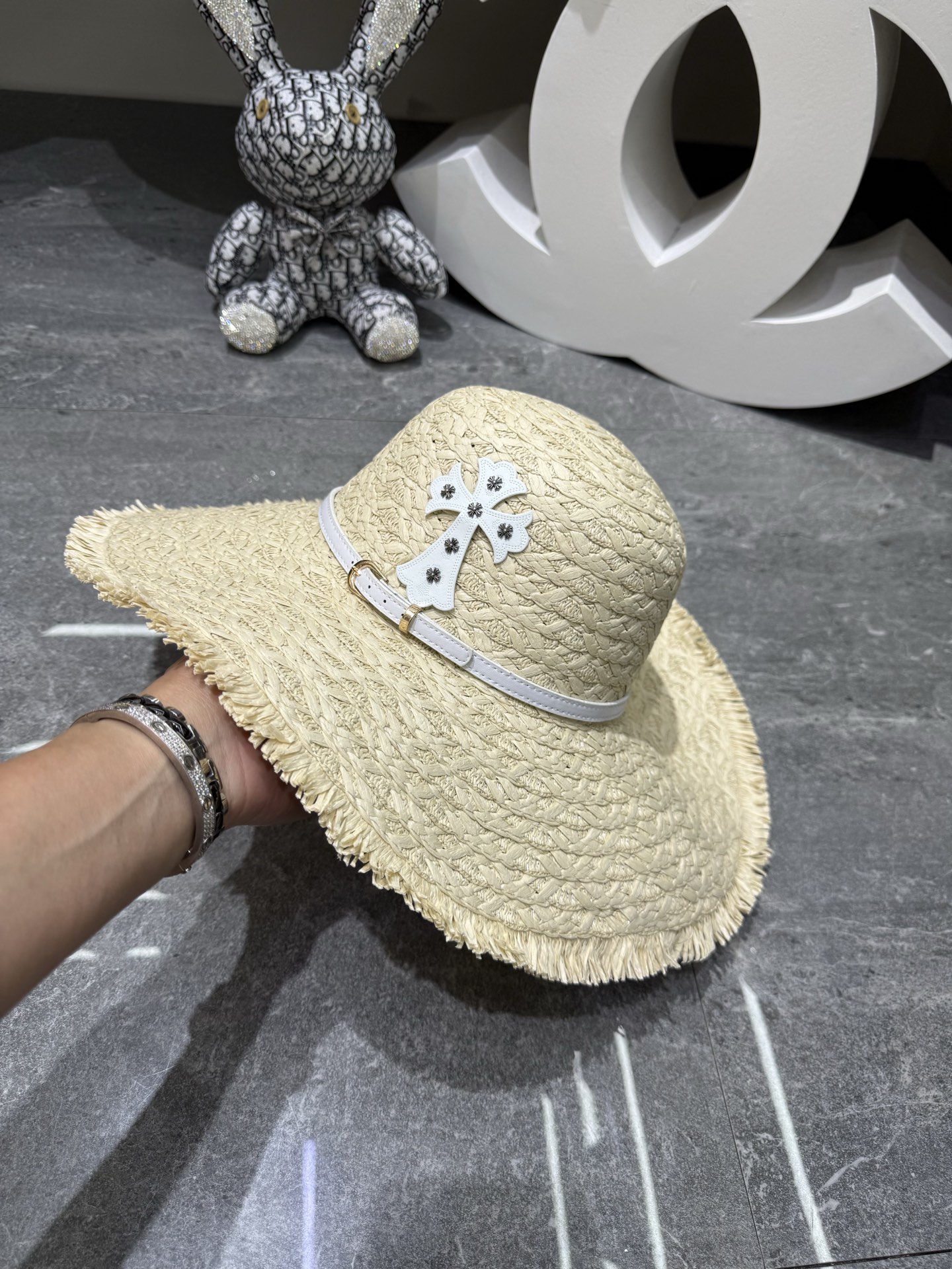 Chrome Hearts 新品手工草编大沿帽‼ ‼