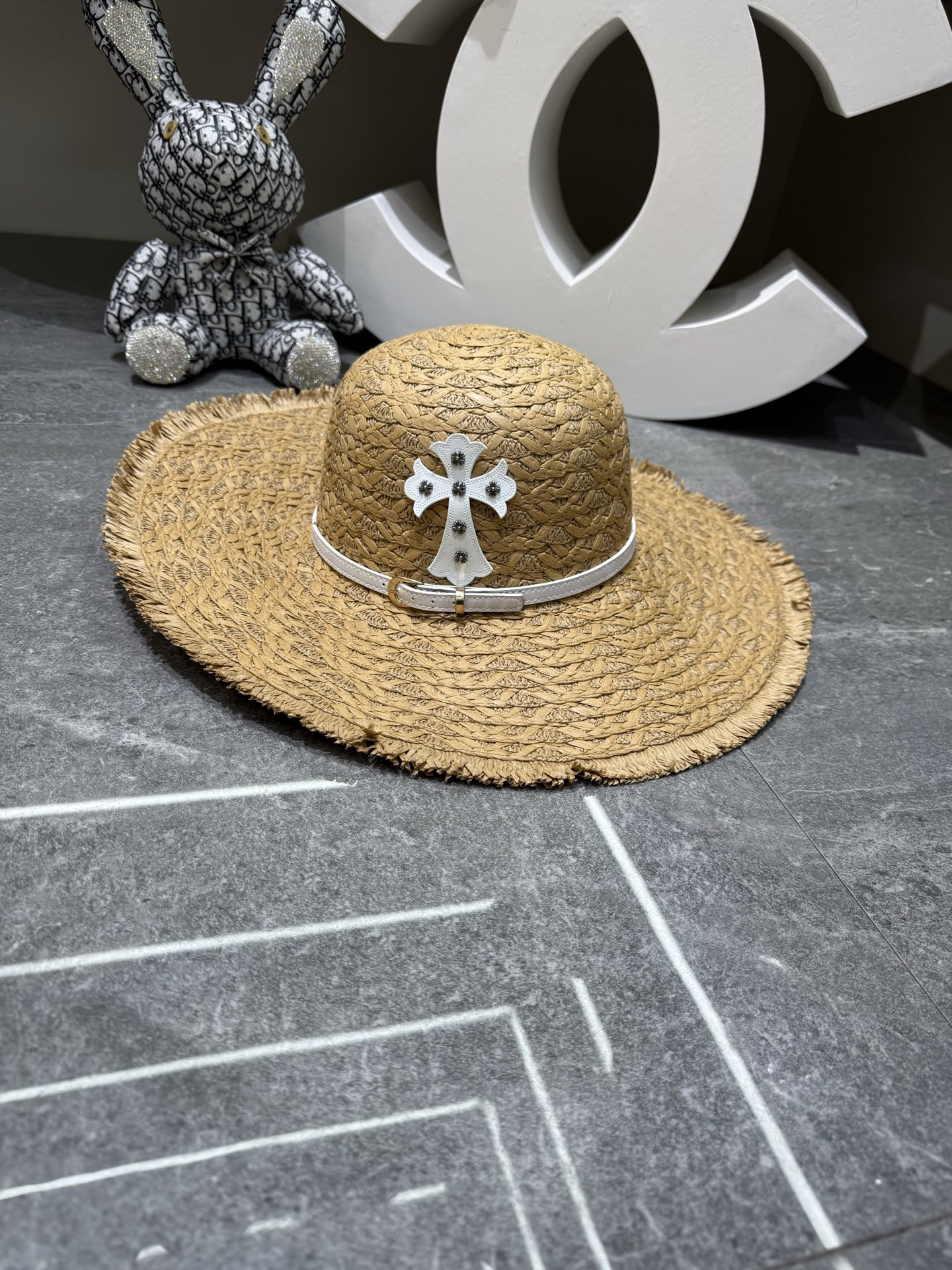 Chrome Hearts 新品手工草编大沿帽‼ ‼