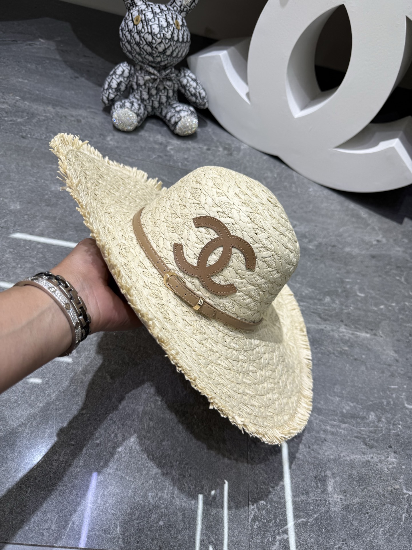 Chanel 手工编织大沿帽‼ ‼