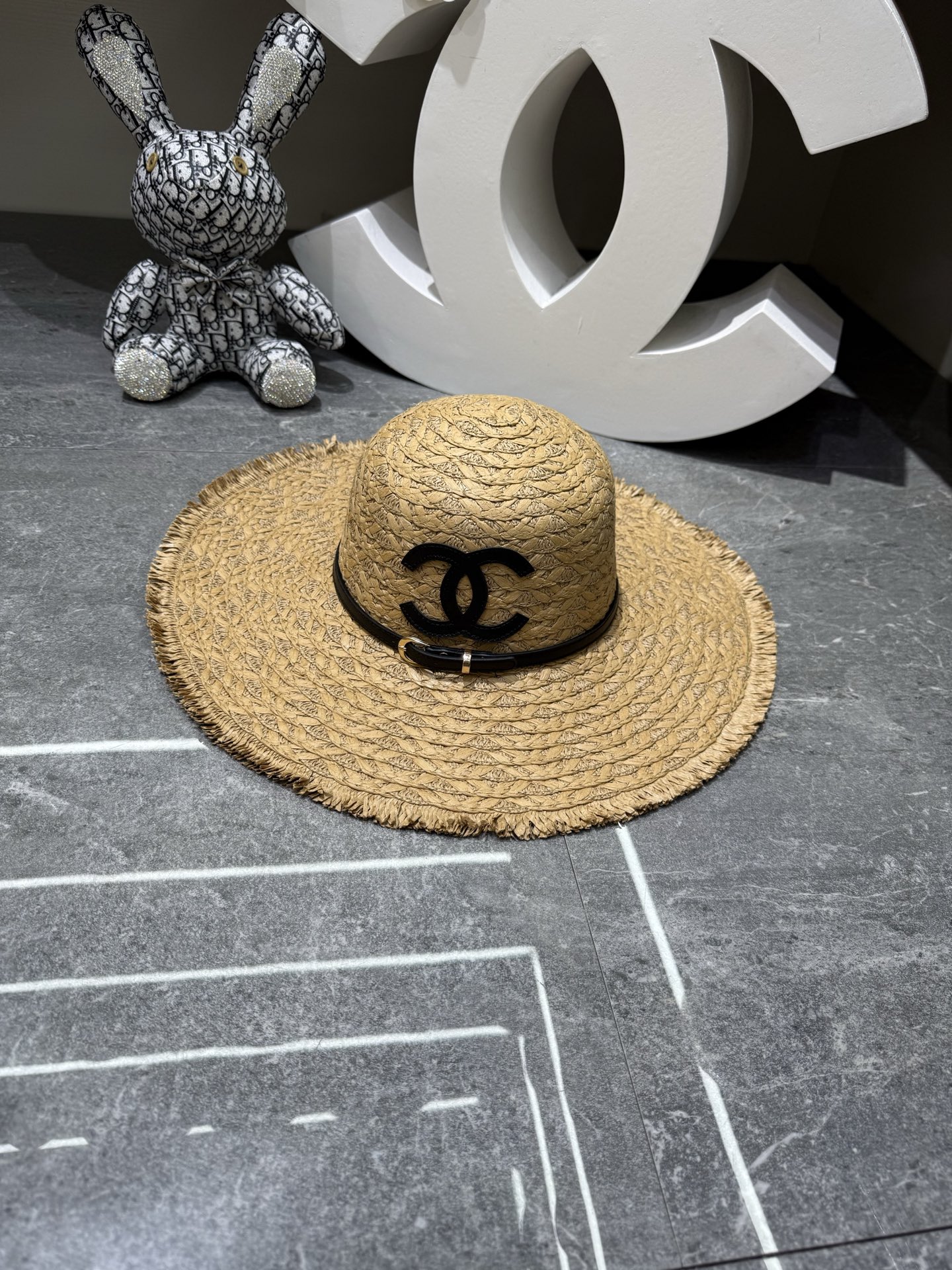Chanel 手工编织大沿帽‼ ‼