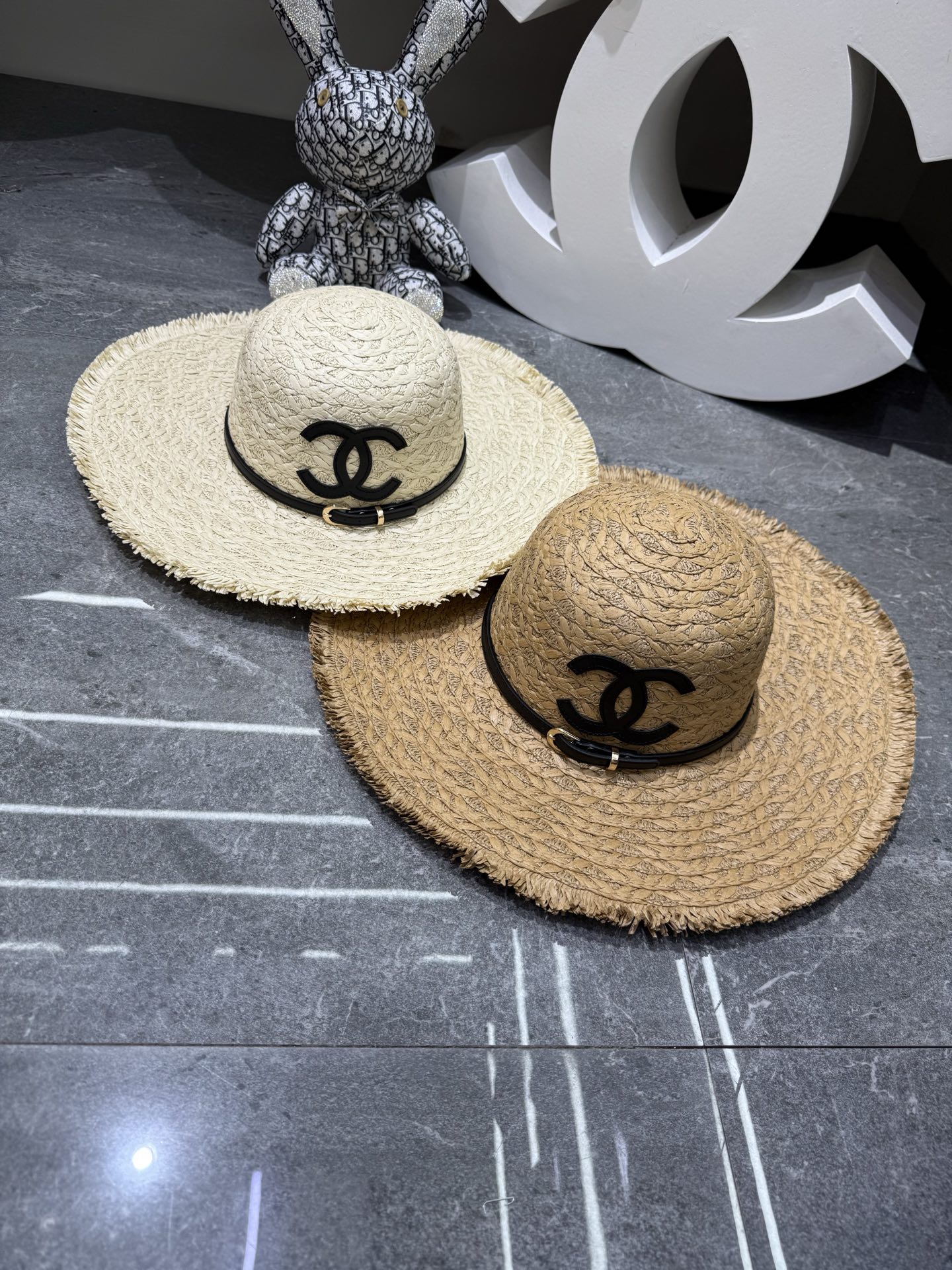 Chanel 手工编织大沿帽‼ ‼