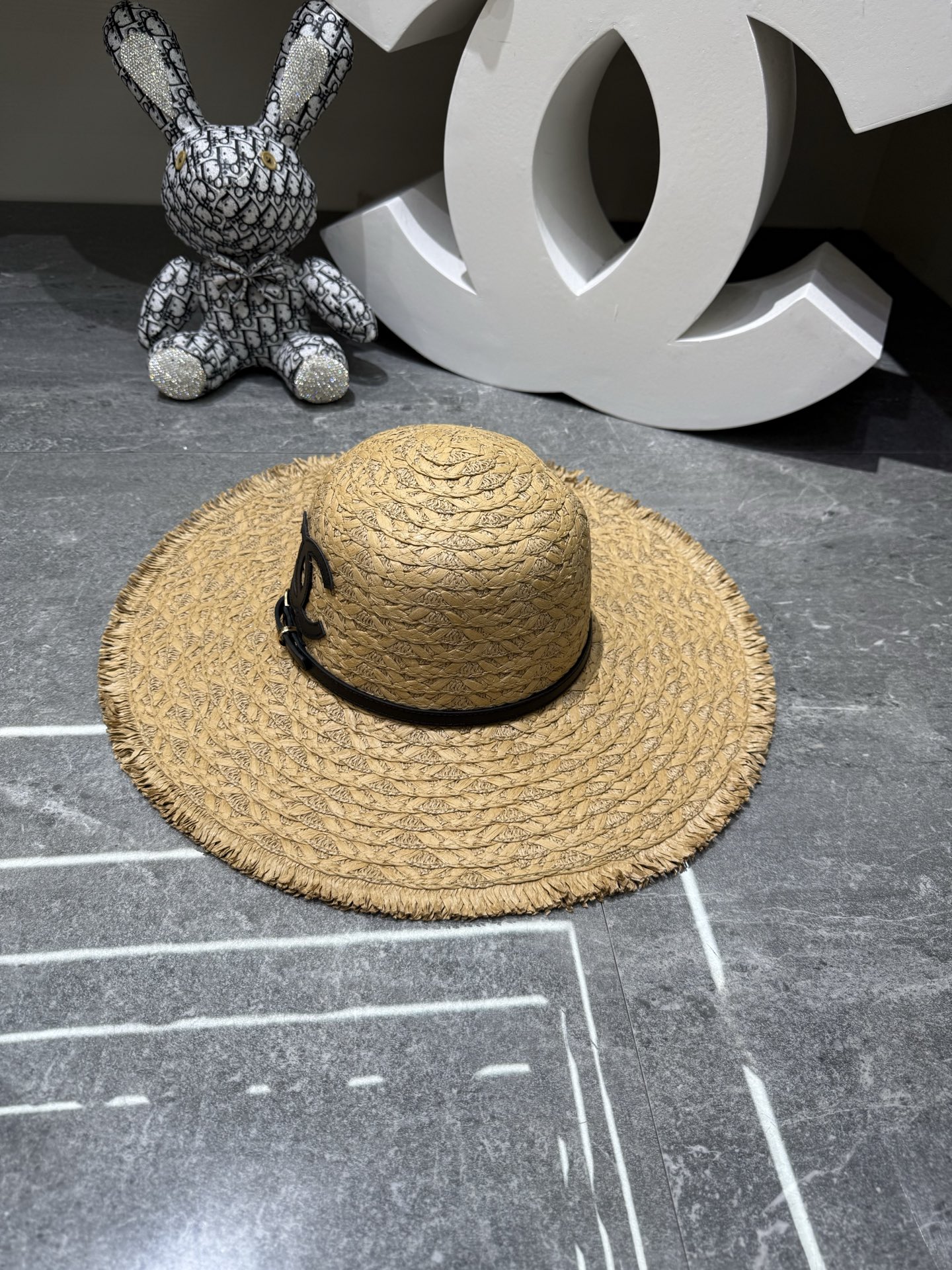 Chanel 手工编织大沿帽‼ ‼