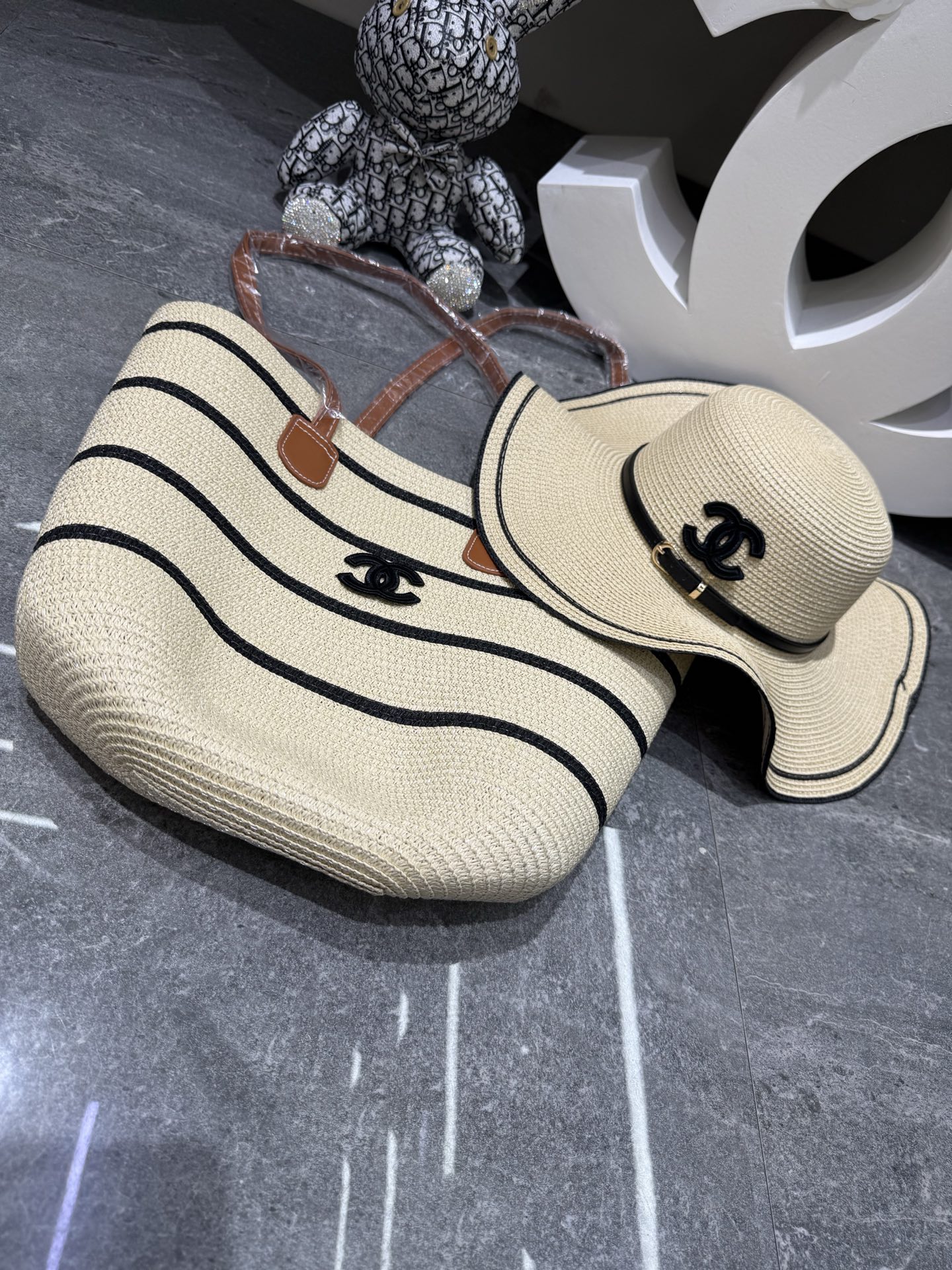 Chanel 沙滩帽 套装