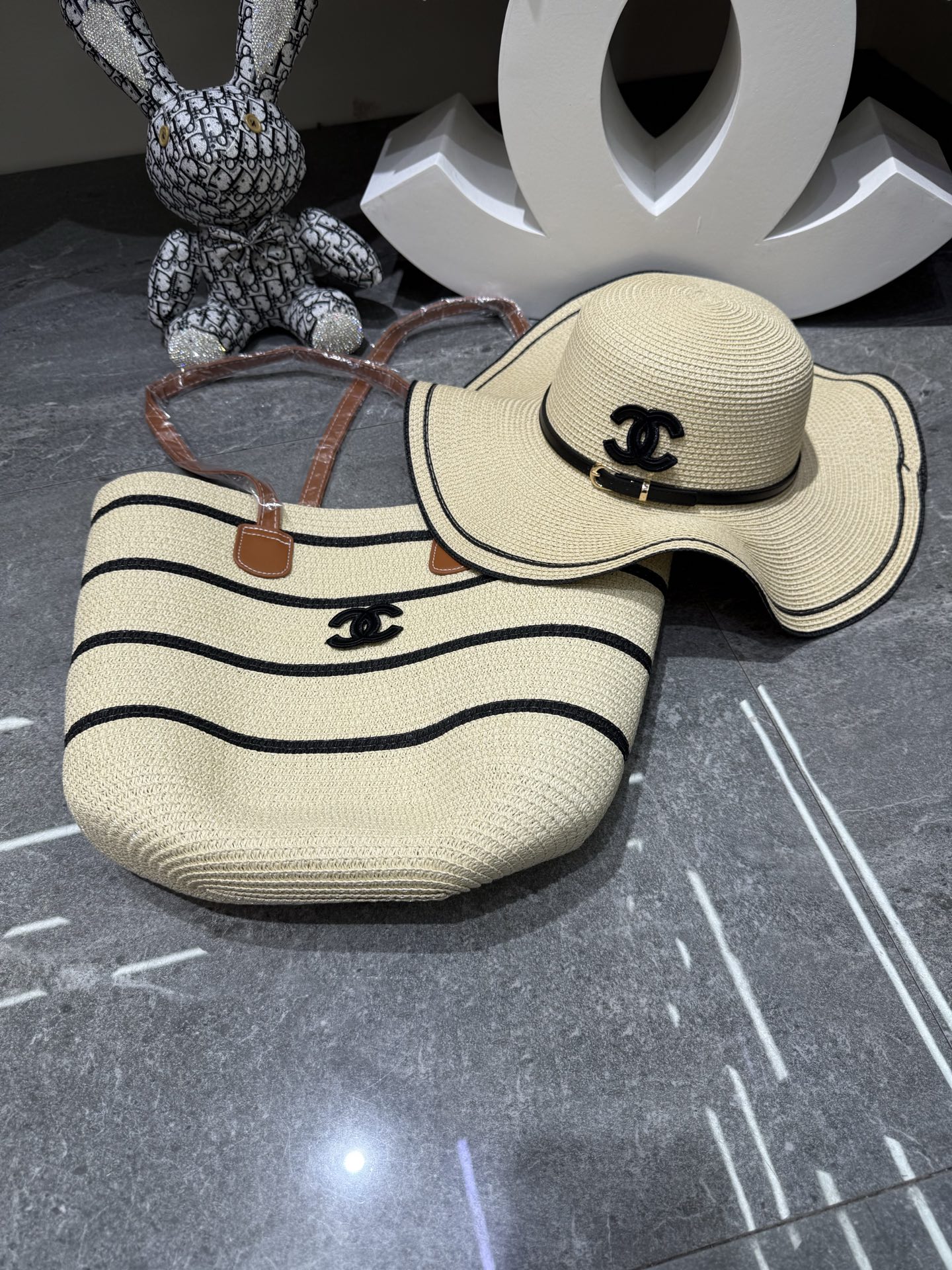 Chanel 沙滩帽 套装