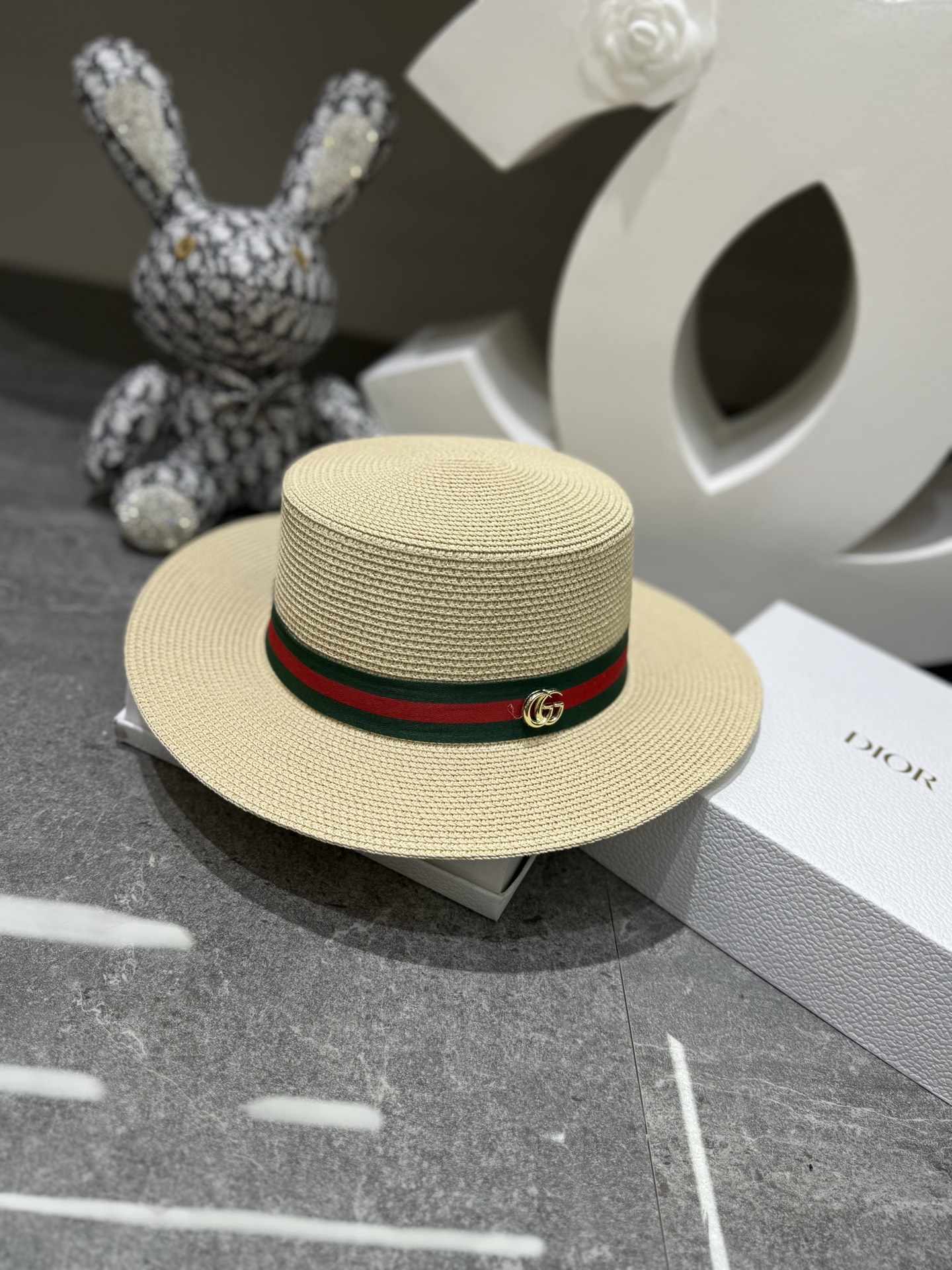 Gucci 新品爆款平顶帽👒👒‼️‼️