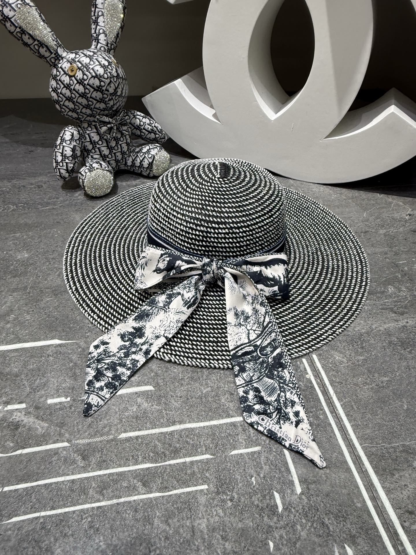 Dior 棉纱丝巾蝴蝶结 ‼ ‼