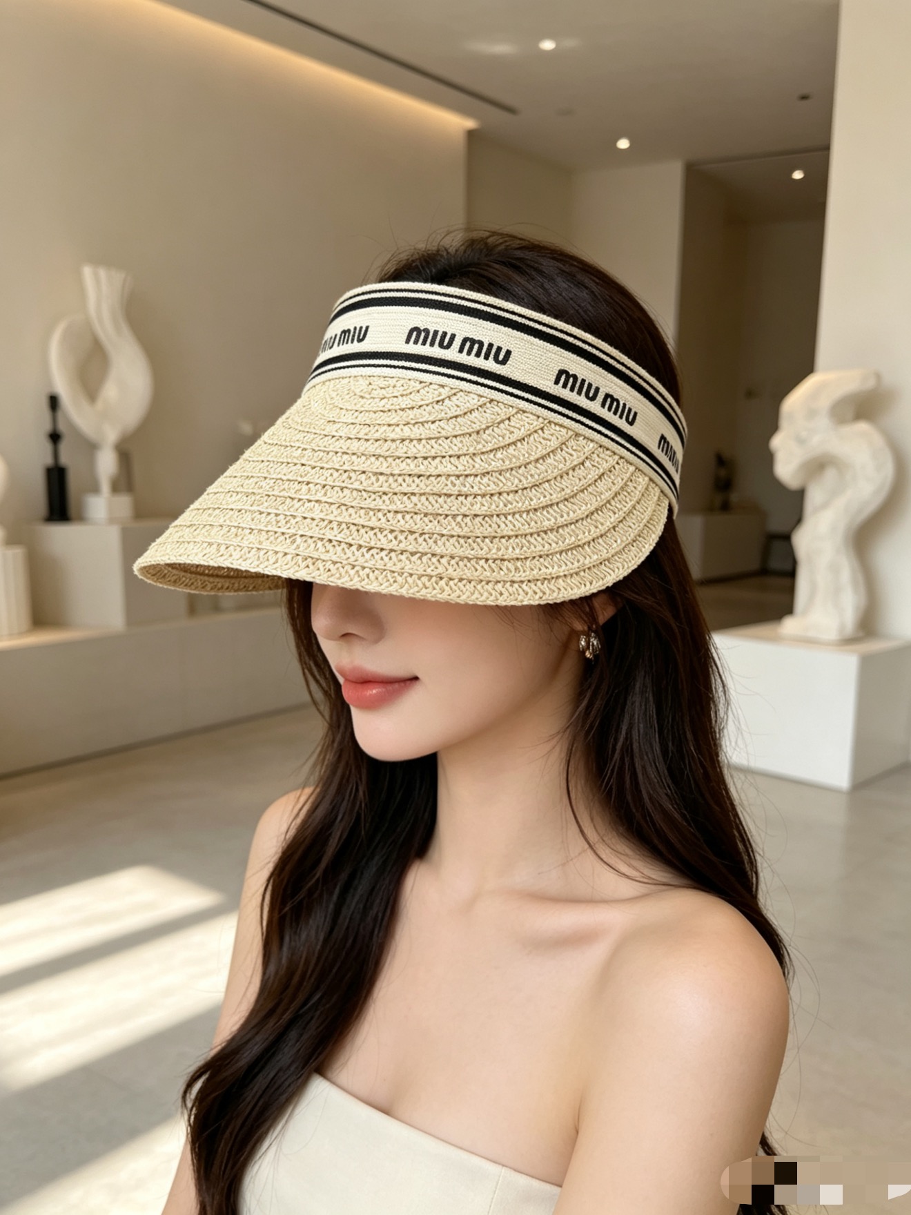 NO:883511,Special price with dust bag [MIUMIU Miu Miu] 2026 new straw visor empty top hat, sun visor and versatile ~ casual street hat straw hat fisherman hat baseball cap, hat, miumiu, espadrilles, espadrilles, hats19860909特价配防尘袋【MIUMIU缪缪】 2026新款草编遮阳帽空顶帽,遮阳百搭～休闲出街神器帽子草帽渔夫帽棒球帽,帽子,miumiu,espadrilles,espadrilles,hats,hat