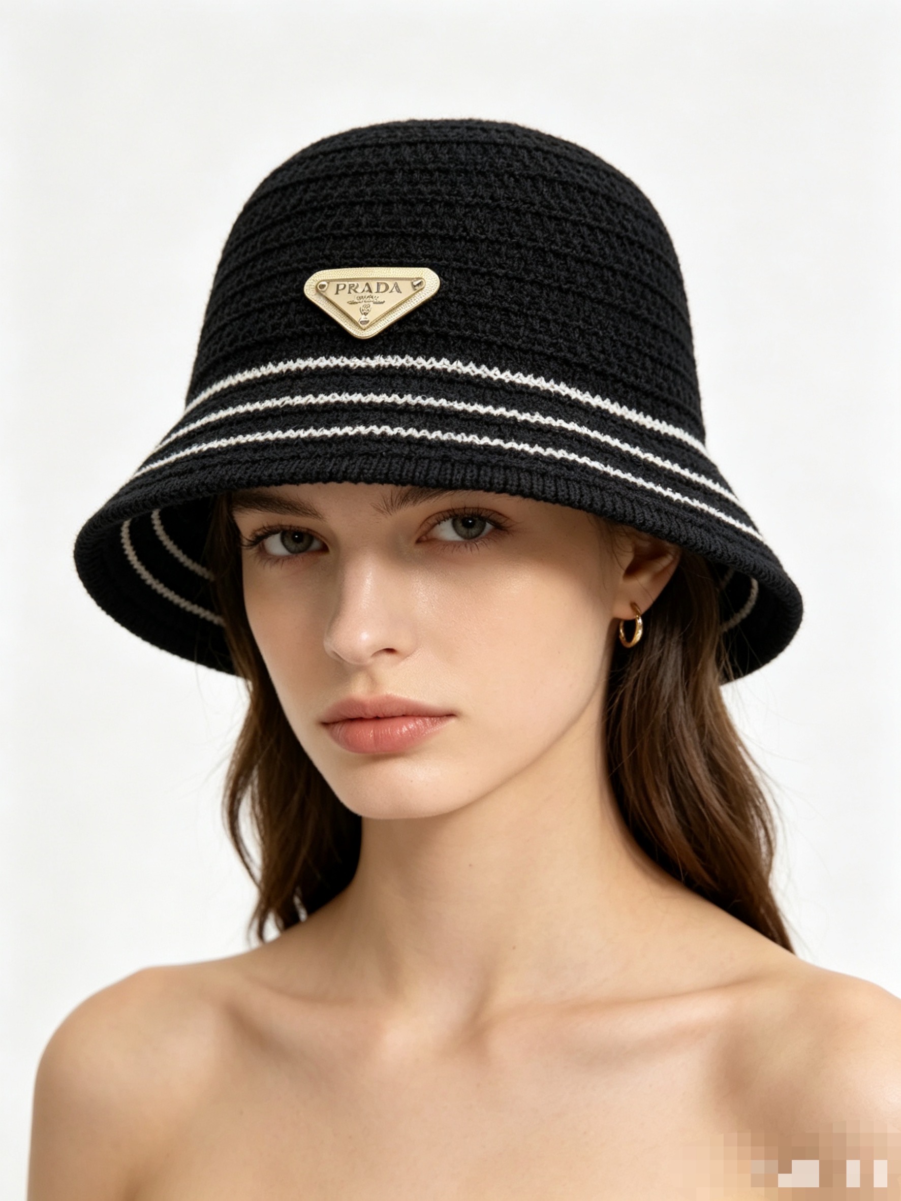 NO:883316,Special price with dust bag [PRADA] 2026 spring and summer new daily bucket hat, unique design ~ a retro literary hat, straw hat, bucket hat, baseball cap, hat, prada, prada, espadrilles, hats19860909特价配防尘袋【PRADA普拉达】2026春夏新款日常渔夫帽,独特设计～复古文艺的一款帽子草帽渔夫帽棒球帽,帽子,prada,prada,espadrilles,hats,hat