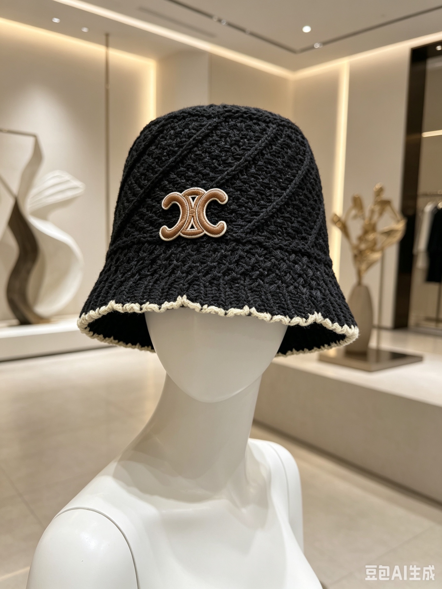 💛配防尘袋【CELINE赛琳】2026春夏新款日系日常简约款小桶帽渔夫帽，独特设计～复古文艺的一款