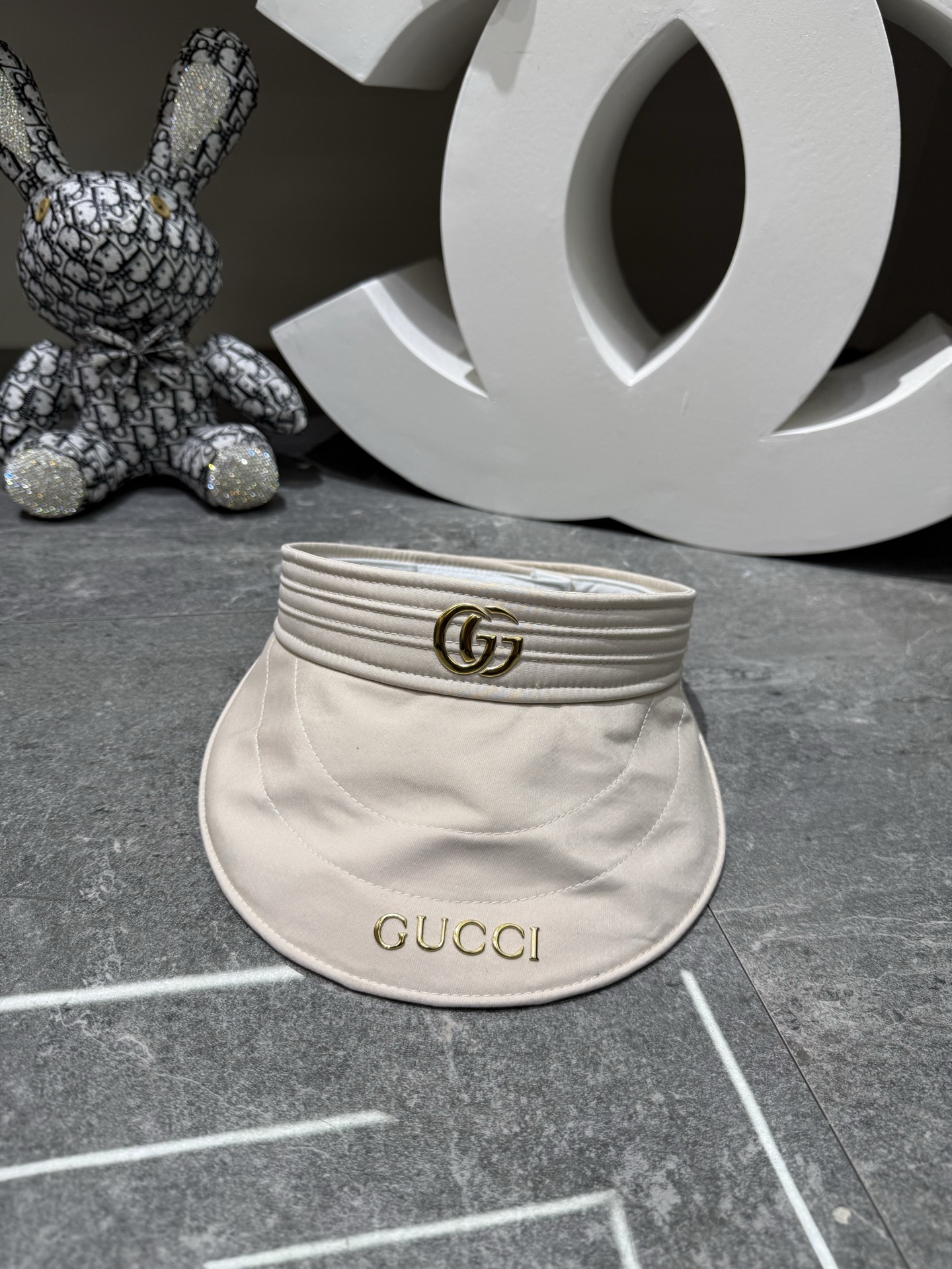 💛配防尘袋 【GUCCI古驰】 2026新款棉布金标空顶帽，🔆遮阳百搭～休闲出街神器