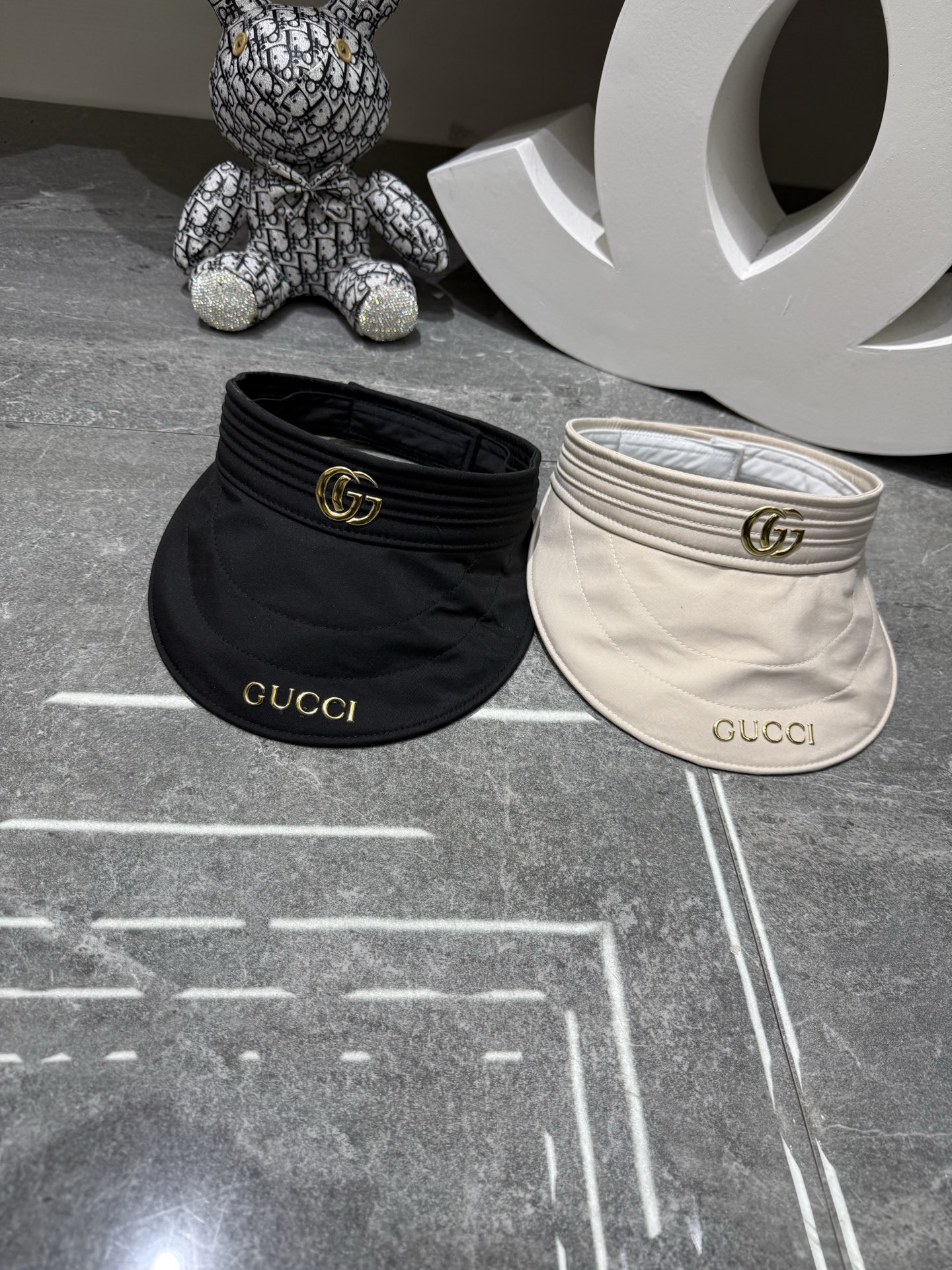 💛配防尘袋 【GUCCI古驰】 2026新款棉布金标空顶帽，🔆遮阳百搭～休闲出街神器