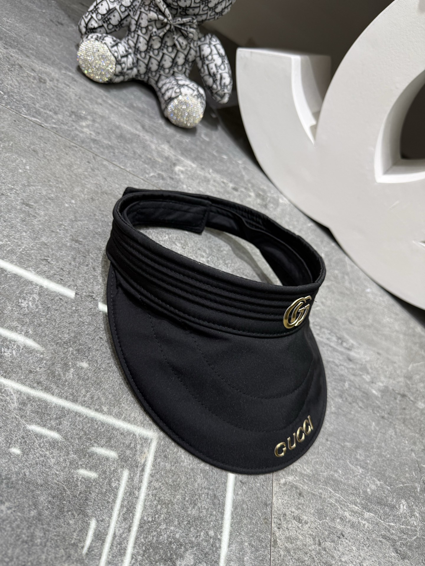 💛配防尘袋 【GUCCI古驰】 2026新款棉布金标空顶帽，🔆遮阳百搭～休闲出街神器