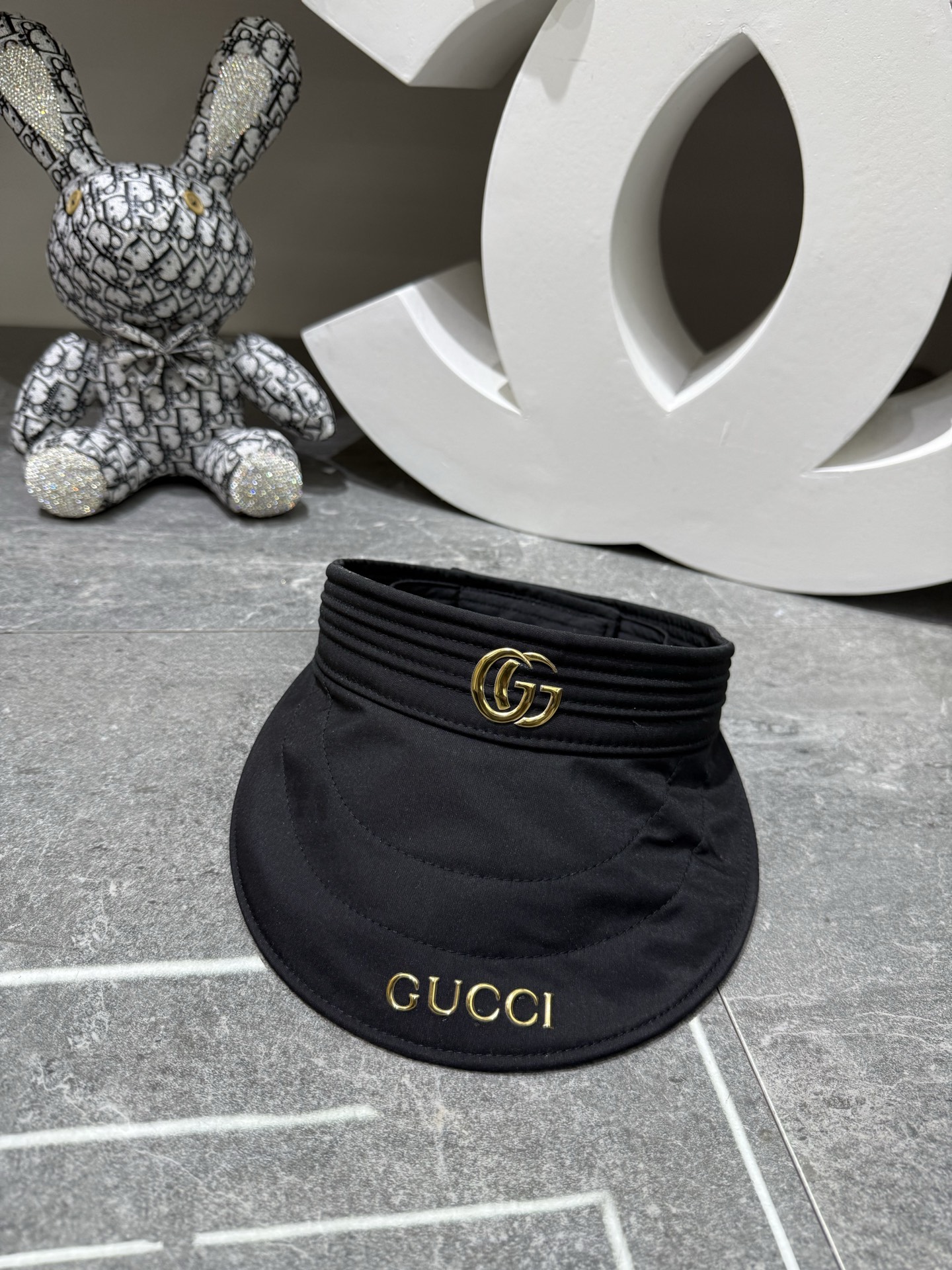 💛配防尘袋 【GUCCI古驰】 2026新款棉布金标空顶帽，🔆遮阳百搭～休闲出街神器