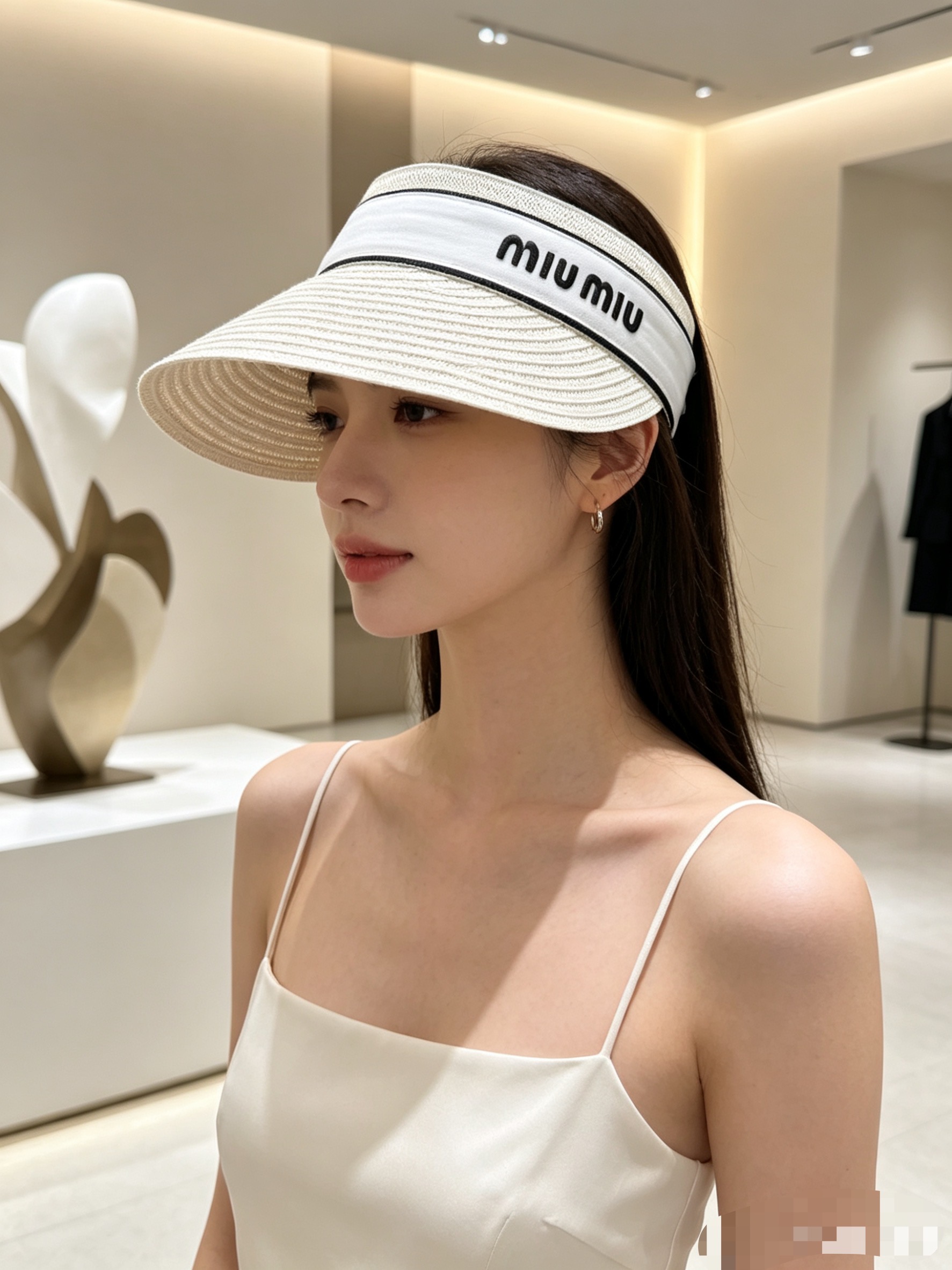 NO:883367,Special price with dust bag [MIUMIU Miu Miu] 2026 new fine linen sun hat, empty top hat, sun protection and versatile ~ casual street hat, straw hat, fisherman hat, baseball cap, hat, miumiu, espadrilles, hats19860909特价配防尘袋【MIUMIU缪缪】 2026新款细麻遮阳帽空顶帽,遮阳百搭～休闲出街神器帽子草帽渔夫帽棒球帽,帽子,miumiu,espadrilles,hats,hat