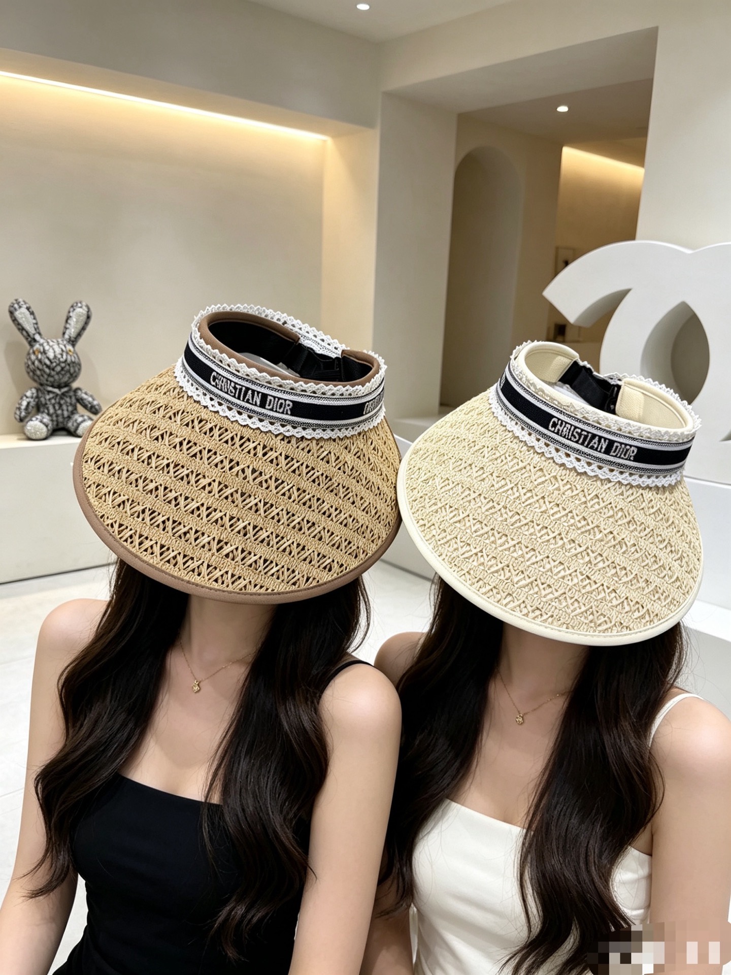 💛配防尘袋 【MIUMIU缪缪】 2026新款编织遮阳帽空顶帽，🔆遮阳百搭～休闲出街神器
