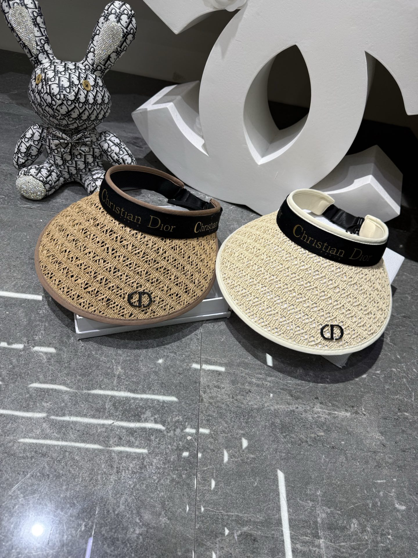 💛配防尘袋 【DIOR迪奥】 2026新款编织遮阳帽空顶帽，🔆遮阳百搭～休闲出街神器