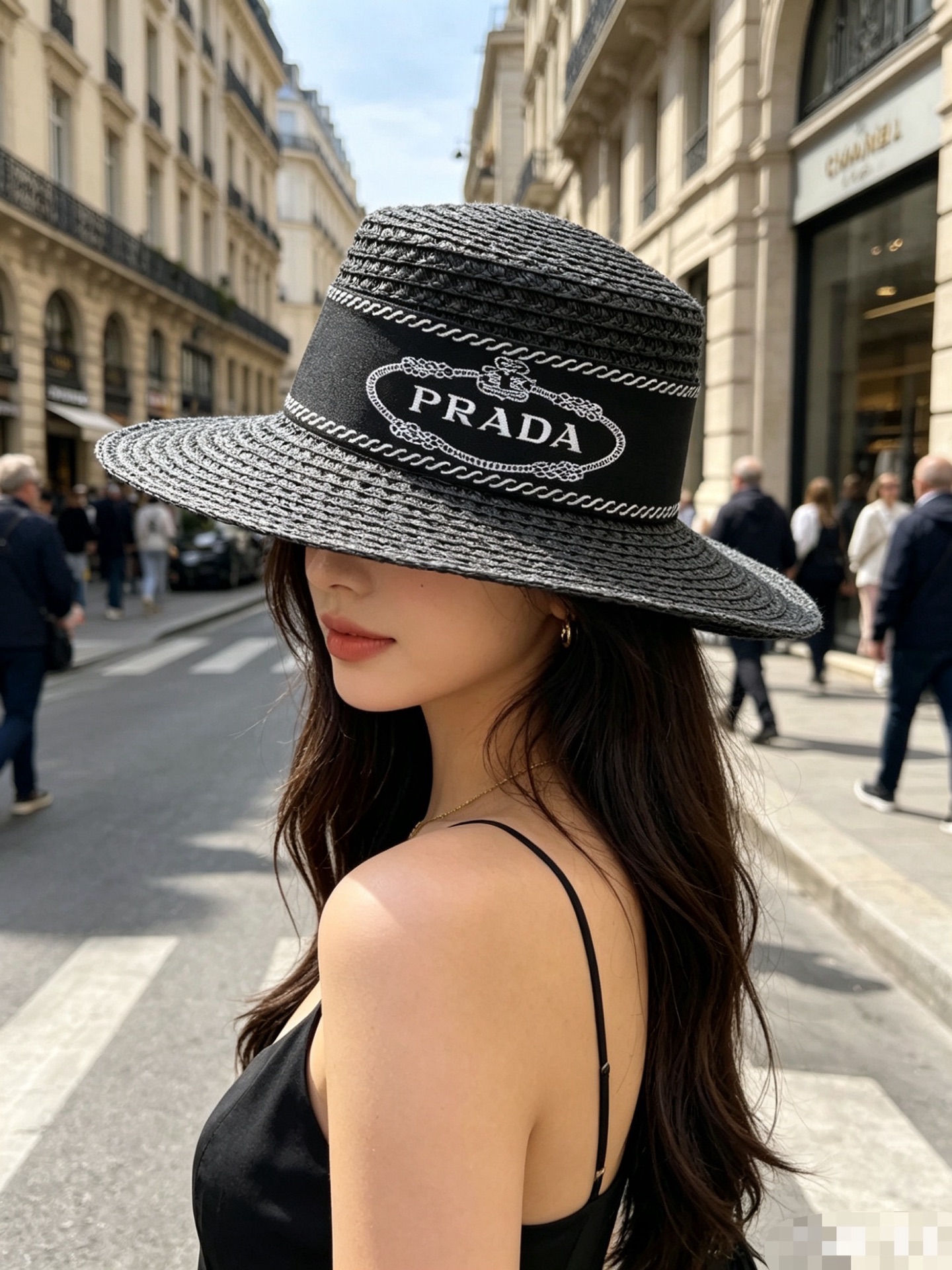 NO:897098,Special price with dust bag. [PRADA] 2026 new webbing style densely woven basin hat, straw hat, sun protection and easy to match, outdoor travel hat straw hat fisherman hat baseball cap, hat, prada, prada, espadrilles, hats19860909特价配防尘袋.【PRADA普拉达】2026新款织带款密织盆帽草帽,遮阳又好搭,出街旅行单品帽子草帽渔夫帽棒球帽,帽子,prada,prada,espadrilles,hats,hat