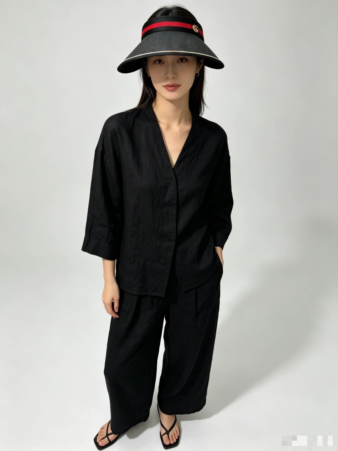 💛配防尘袋 【GUCCI古驰】2026春夏新款织带遮阳帽空顶帽，🔆遮阳百搭～休闲出街神器