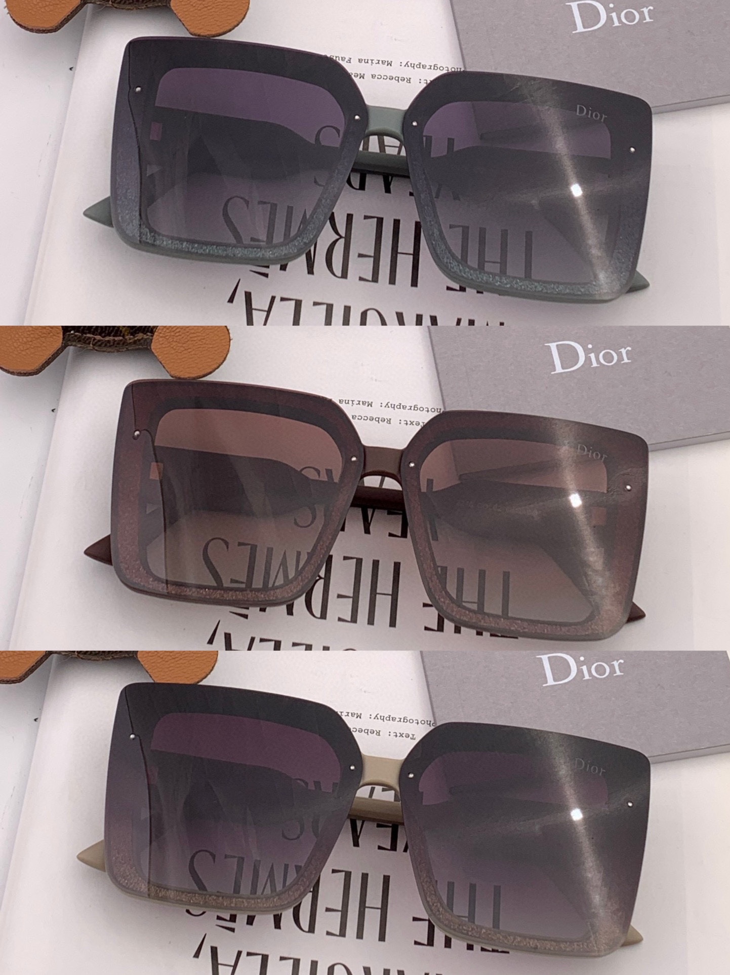 DIOR-迪奥2024开春新款潮流爆款时尚方框偏光太阳镜高品质佩戴舒适网红潮款墨镜型号D6227