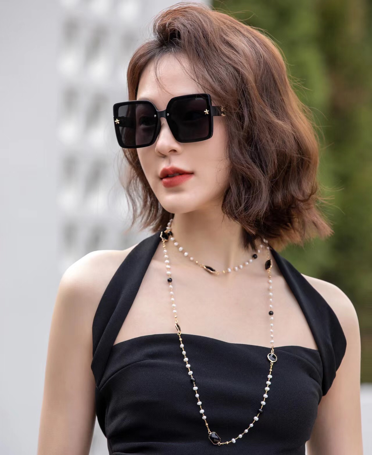 CHANEL香奈儿2024新款潮流爆款时尚方框太阳镜佩戴舒适网红潮款墨镜女士高清加厚偏光太阳镜️高品质T