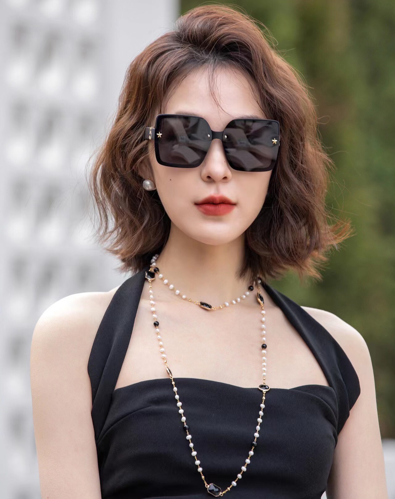 CHANEL香奈儿2024新款潮流爆款时尚方框太阳镜佩戴舒适网红潮款墨镜女士高清加厚偏光太阳镜️高品质T