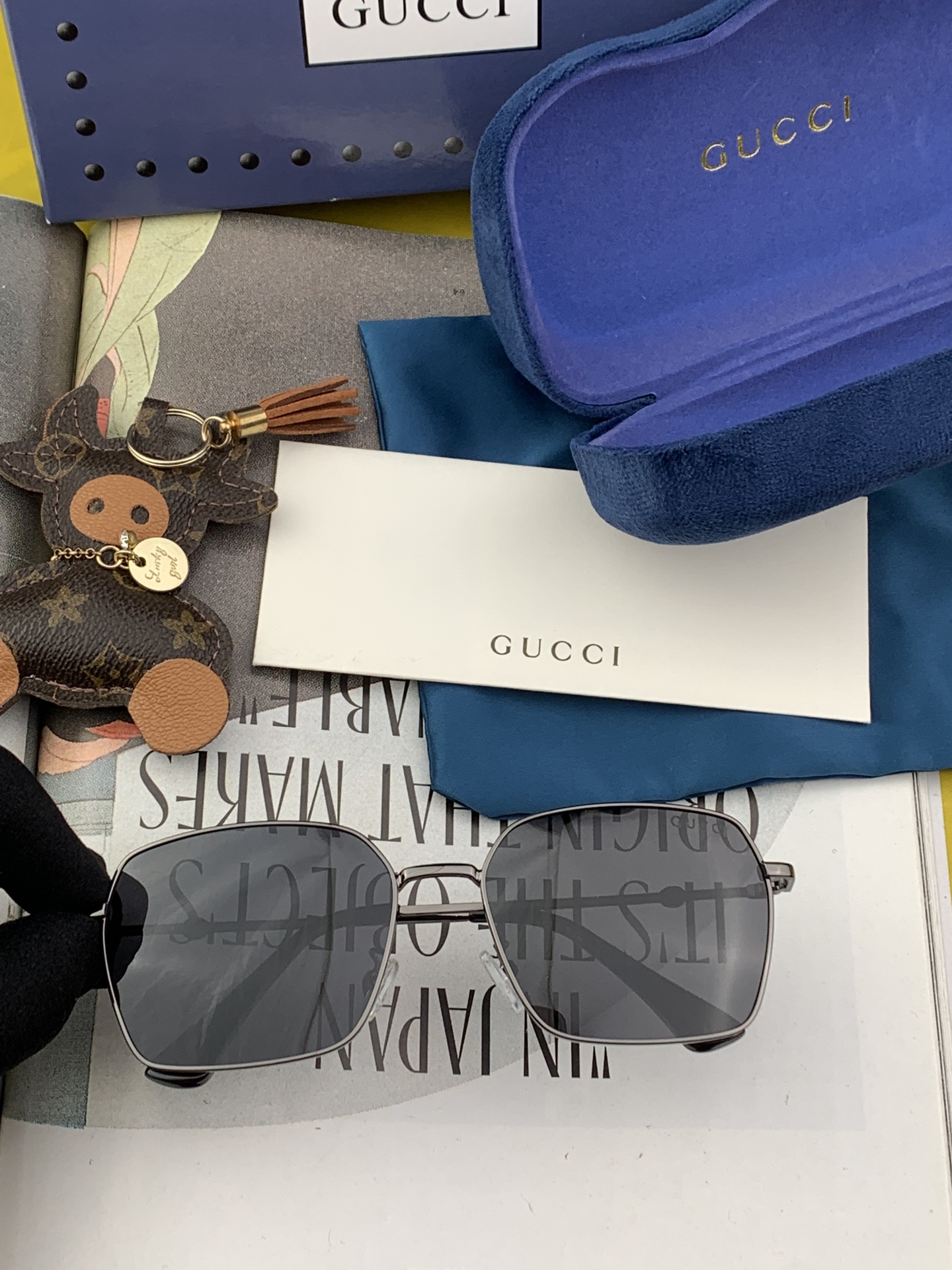 GUCCI-2024新款情侣款偏光太阳镜完美品质独特设计适合各种脸型️经典太阳镜超个性古典与时尚的结合啦