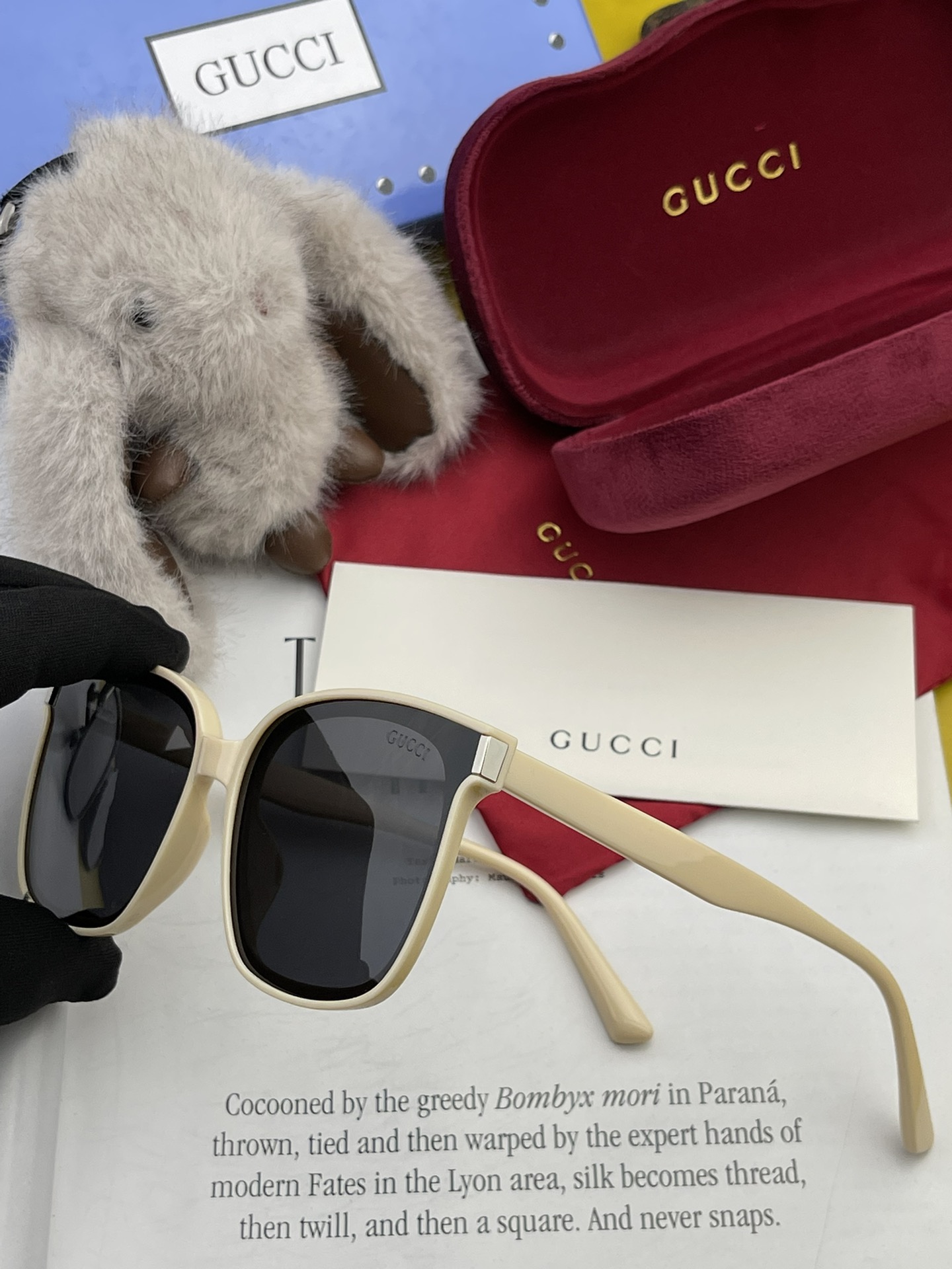 Gucci古奇新款连体驶驾镜墨镜出行必众备多明星同款太阳镜男女太士阳镜飞行型号G12028