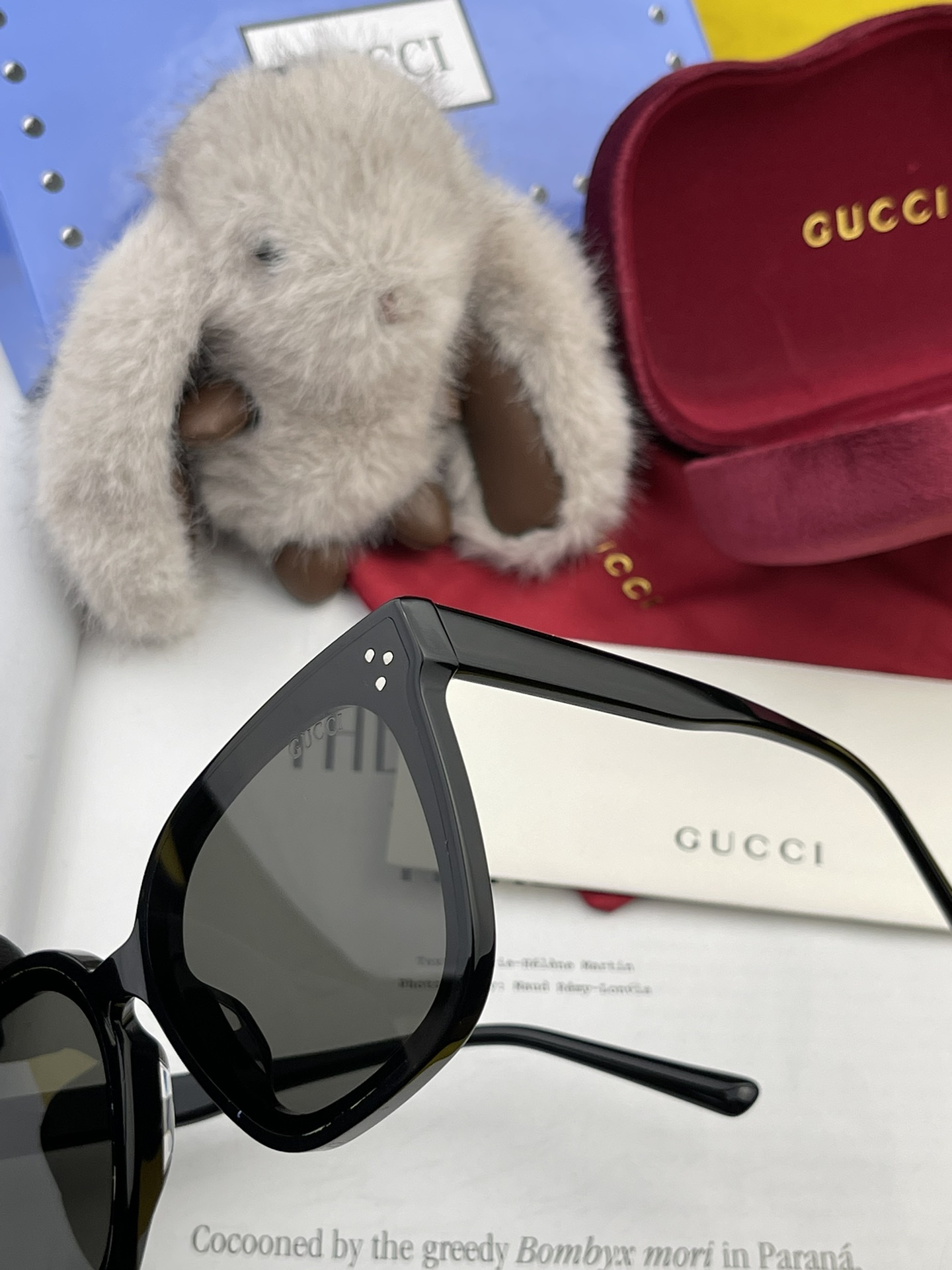 GUCCI2024开春新款一体镜大框太阳镜男女同款爆款大框尼龙太阳镜超逼格超酷镜腿品牌设计感强nice型