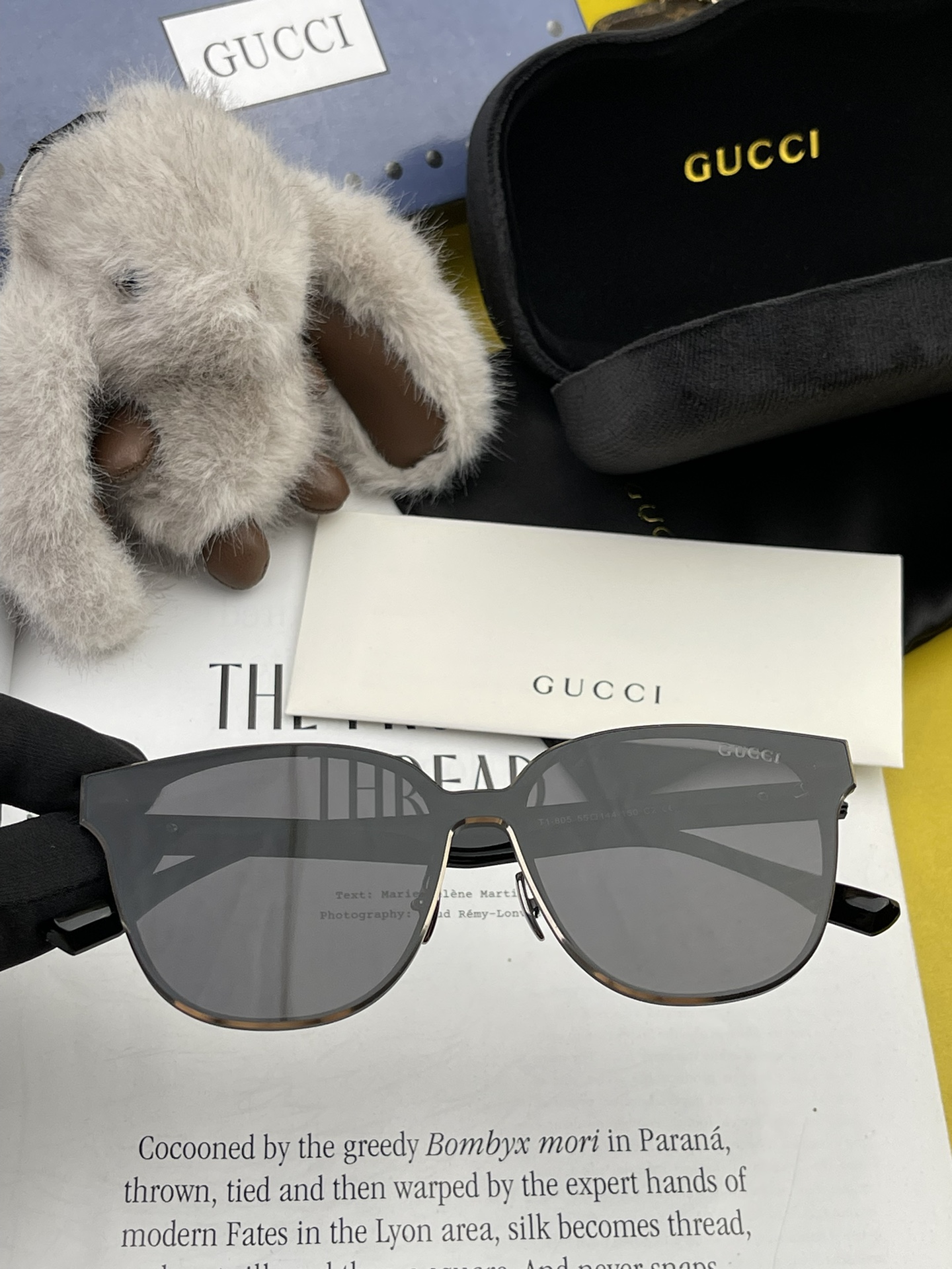 连体镜GUCCI2024开春新款一体镜大框太阳镜男女同款爆款大框尼龙太阳镜超逼格超酷镜腿品牌设计感强ni