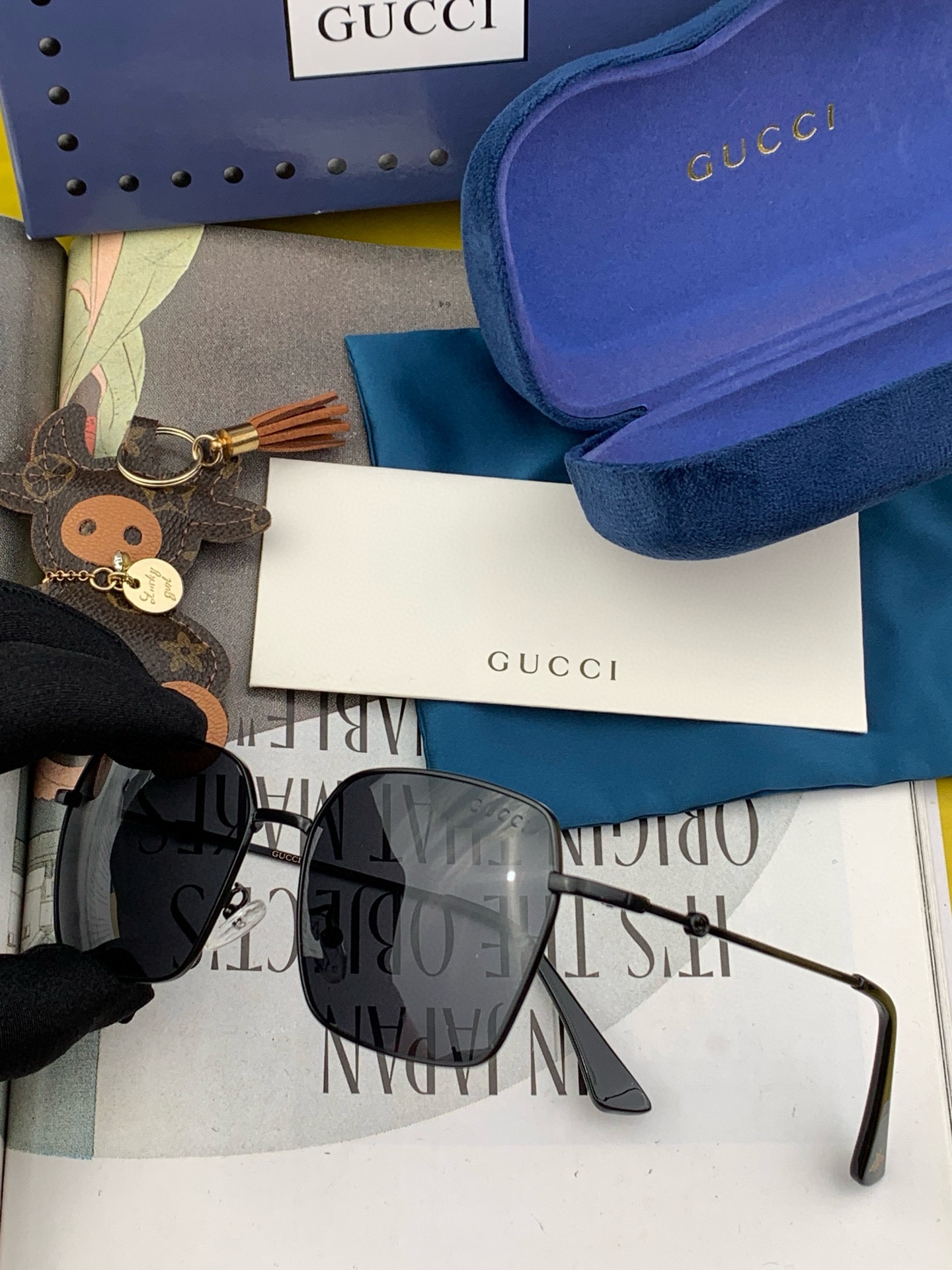 GUCCI-2024新款情侣款偏光太阳镜完美品质独特设计适合各种脸型️经典太阳镜超个性古典与时尚的结合啦