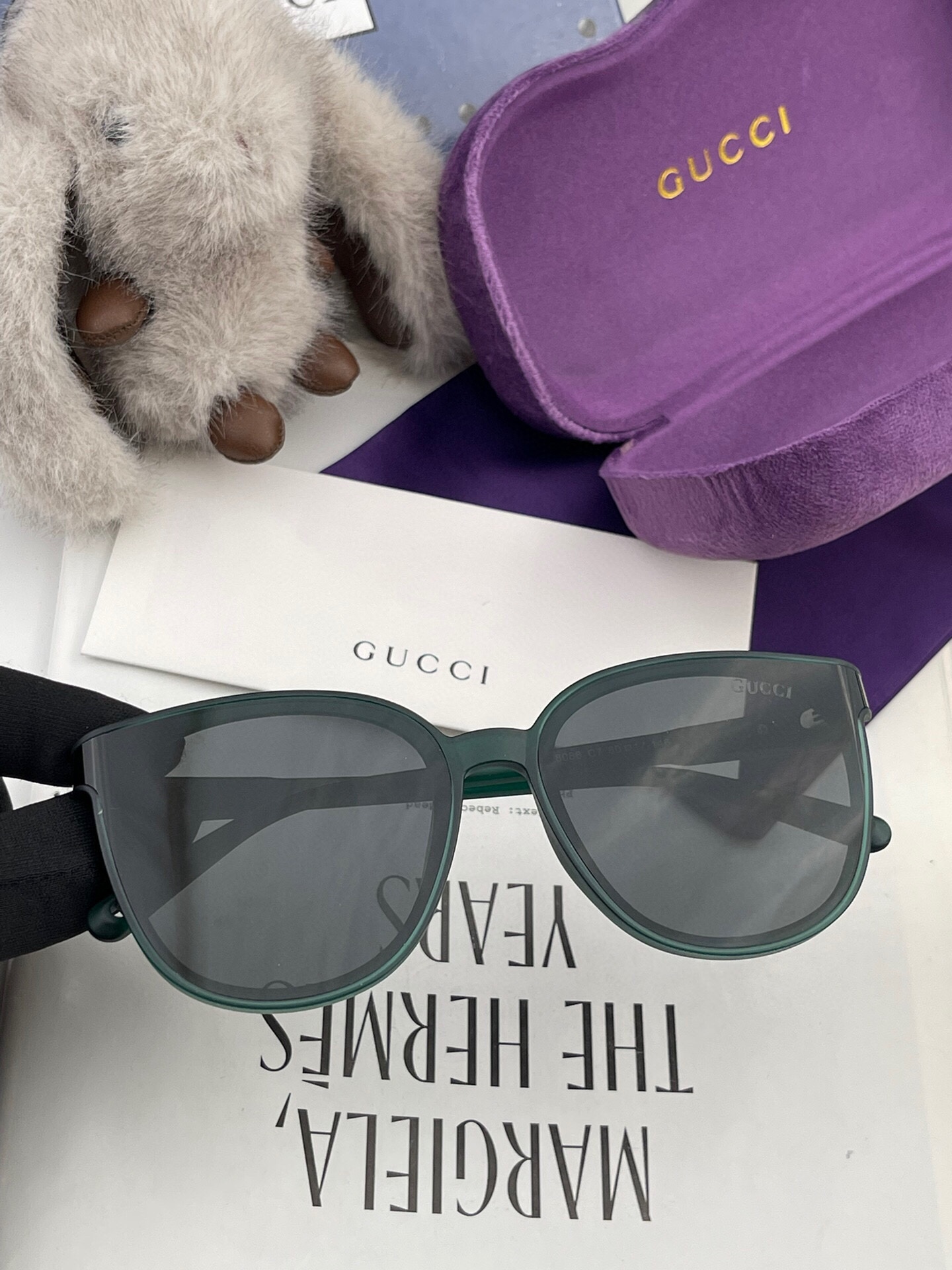 GUCCI2024开春新款潮流爆款时尚圆框偏光太阳镜高品质佩戴舒适网红潮款墨镜女士高清尼龙偏光太阳镜️高