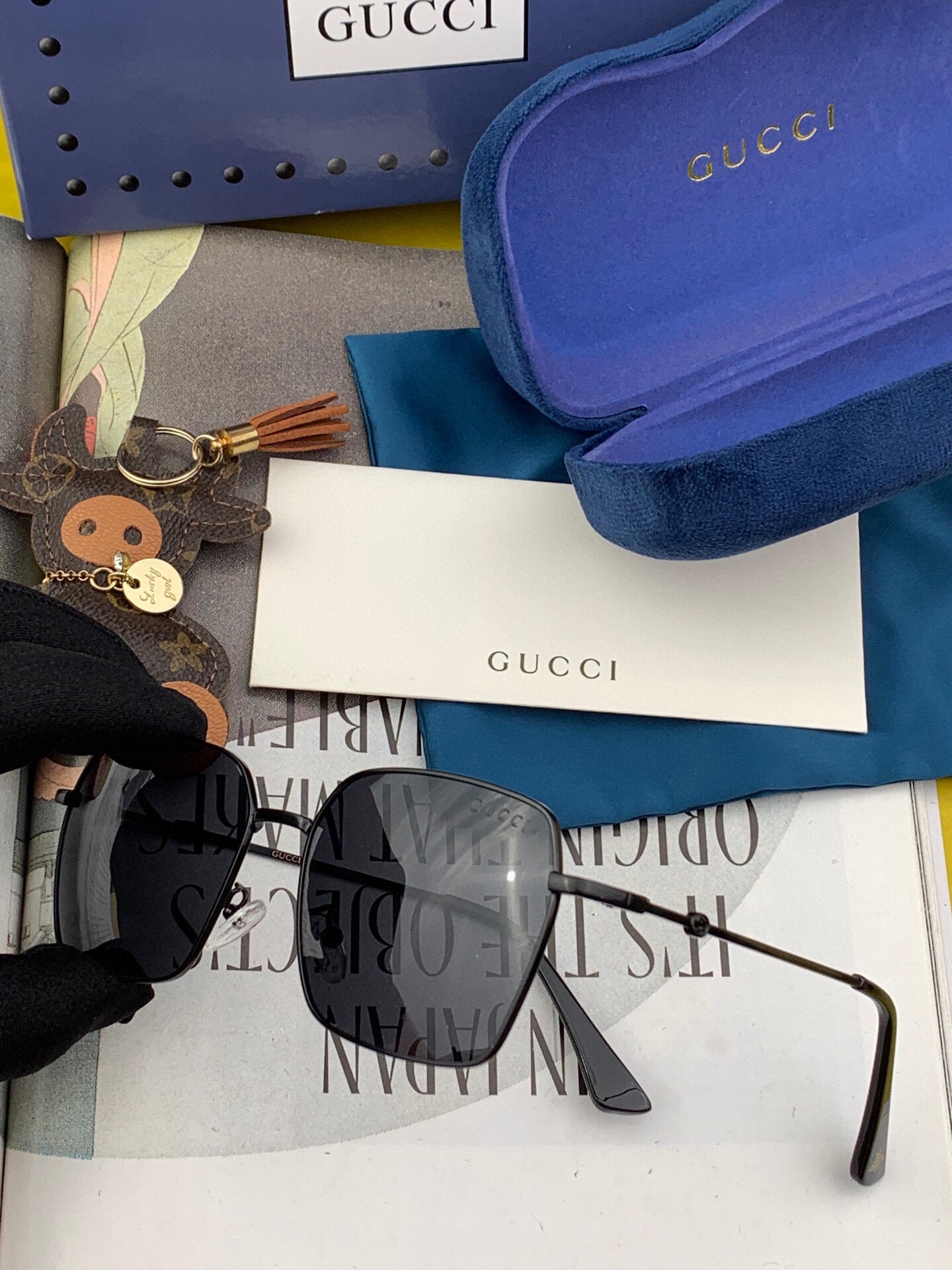 GUCCI-2024新款情侣款偏光太阳镜完美品质独特设计适合各种脸型️经典太阳镜超个性古典与时尚的结合啦