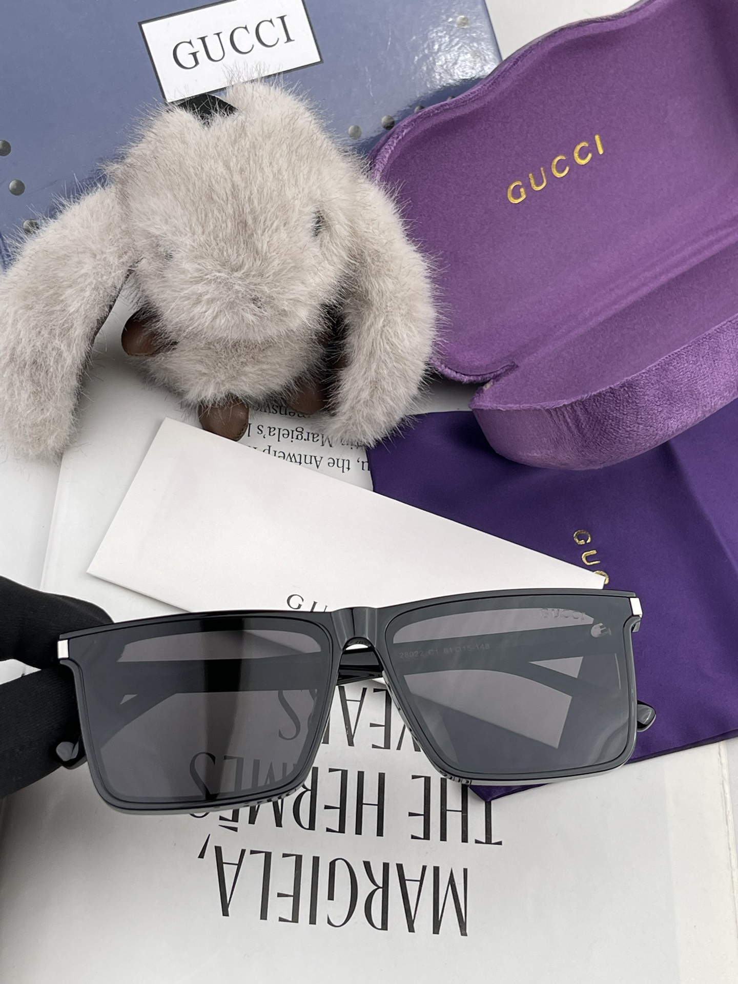 GUCCI-偏光太阳镜2024开春新款潮流爆款时尚连体偏光太阳镜高品质佩戴舒适网红潮款墨镜情侣款高清偏光