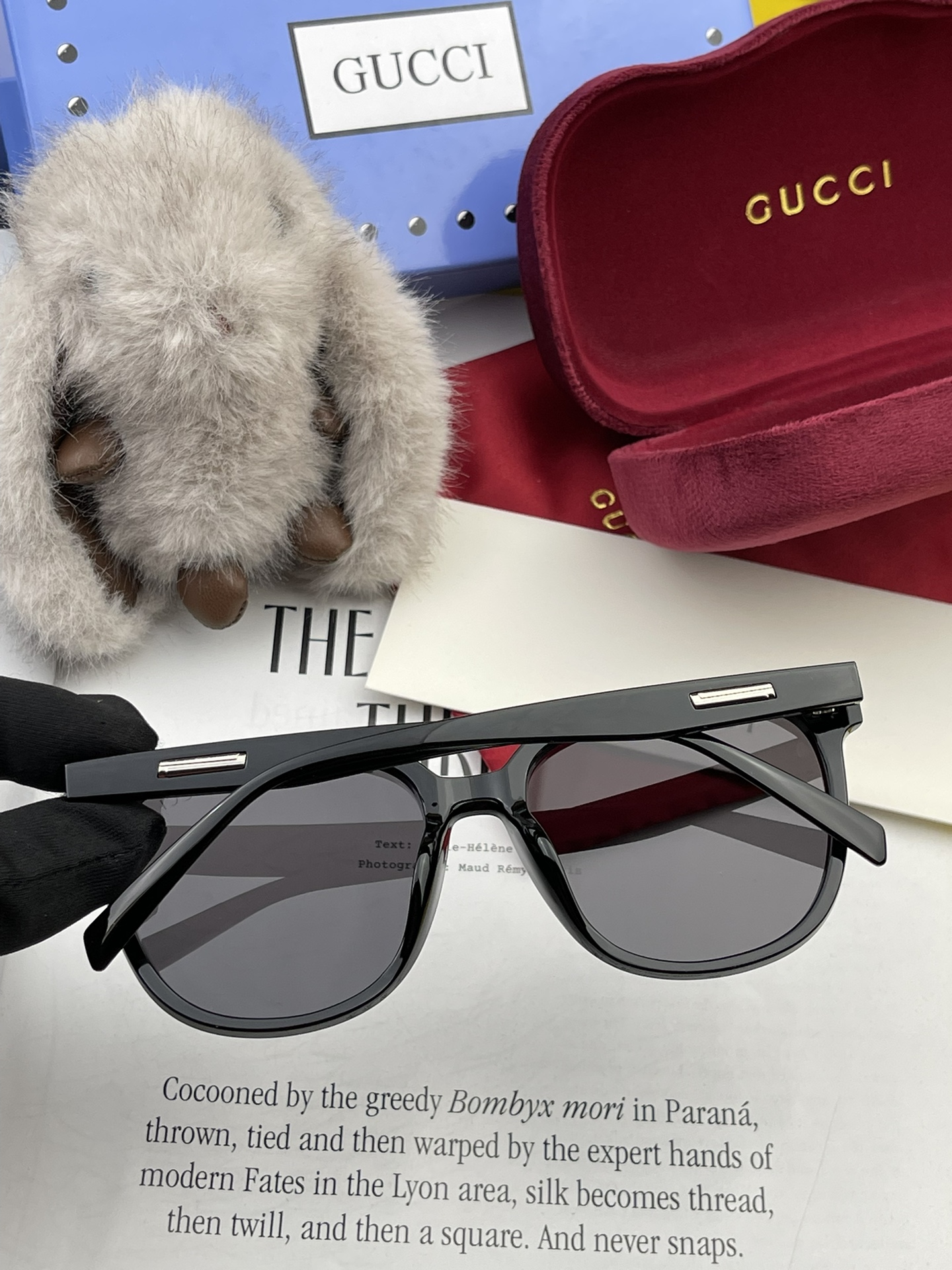 GUCCI2024开春新款潮流爆款时尚方框偏光太阳镜高品质佩戴舒适网红潮款墨镜女士高清尼龙偏光太阳镜️高