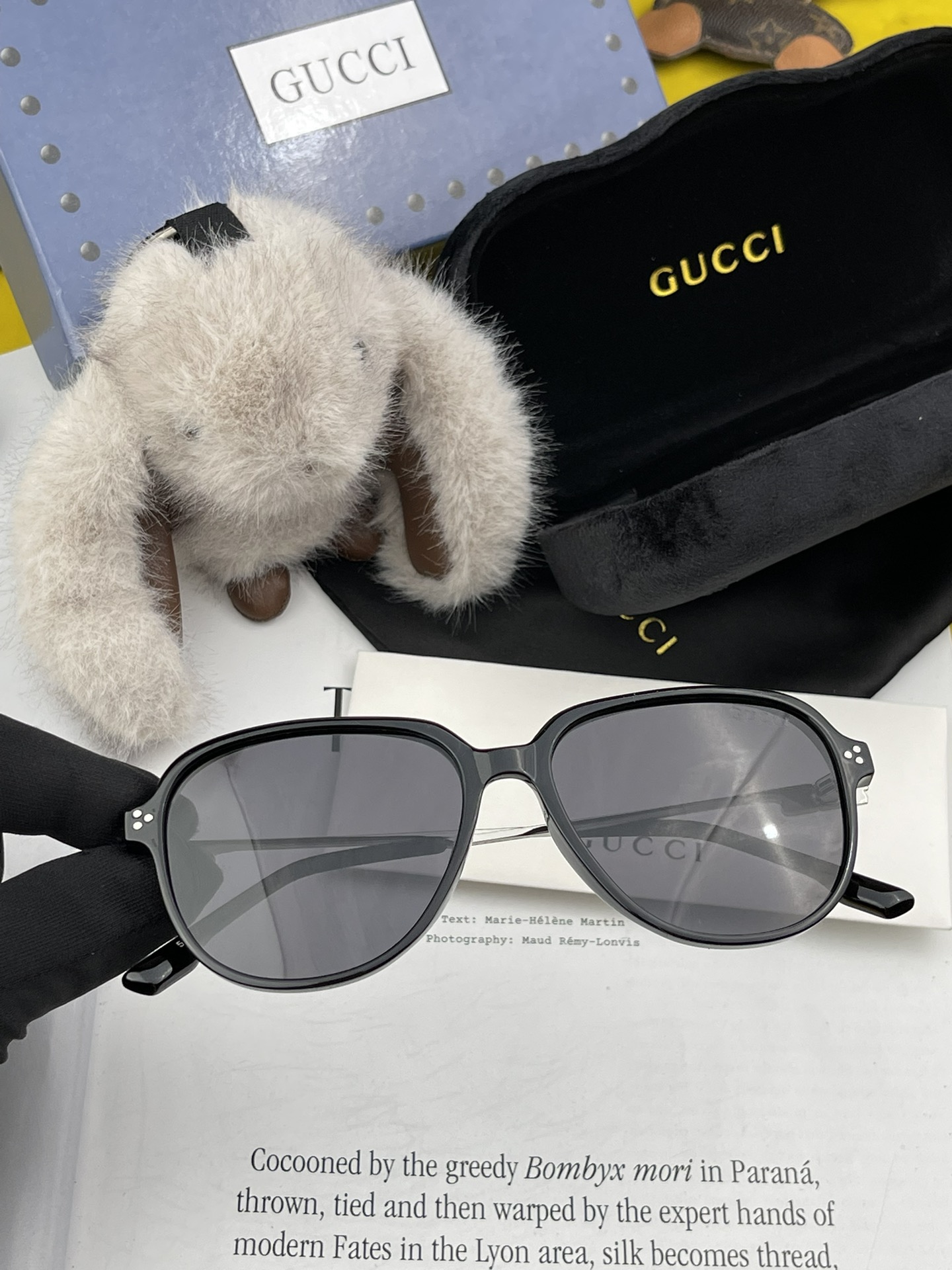 GUCCI2024开春新款潮流爆款时尚方框偏光太阳镜高品质佩戴舒适网红潮款墨镜女士高清尼龙偏光太阳镜️高