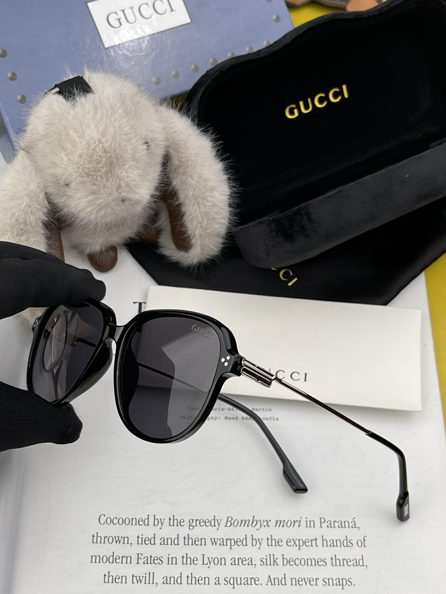 GUCCI2024开春新款潮流爆款时尚方框偏光太阳镜高品质佩戴舒适网红潮款墨镜女士高清尼龙偏光太阳镜️高