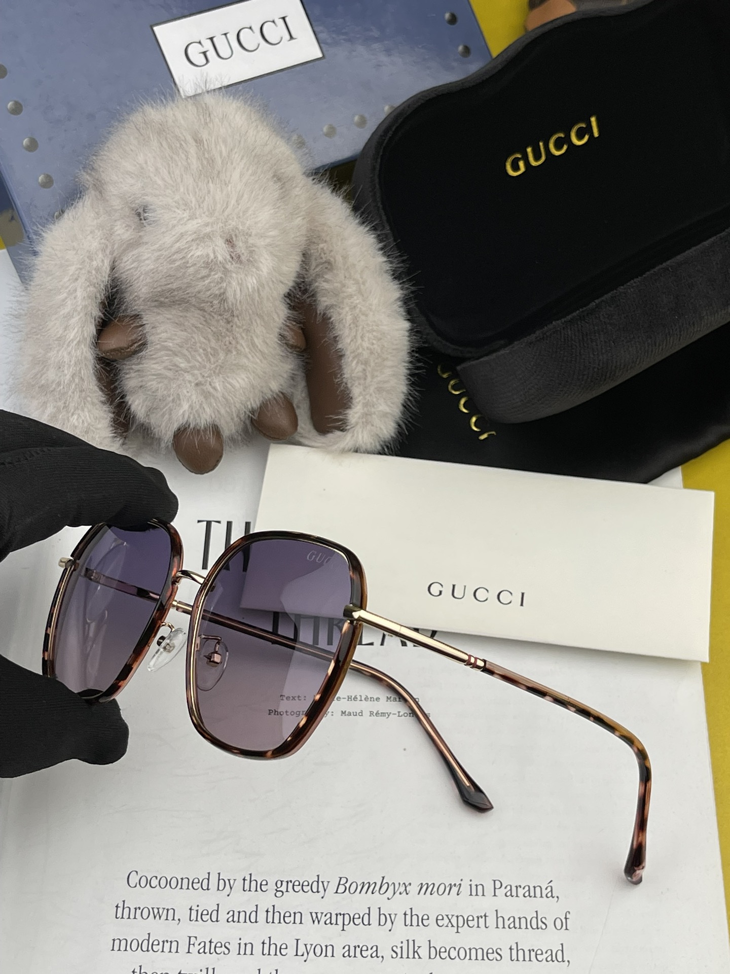 GUCCI2024开春新款最新款圆框太阳镜各路网红纷纷带起气场满分️俏皮甜美.上脸效果更佳.金属质感超好