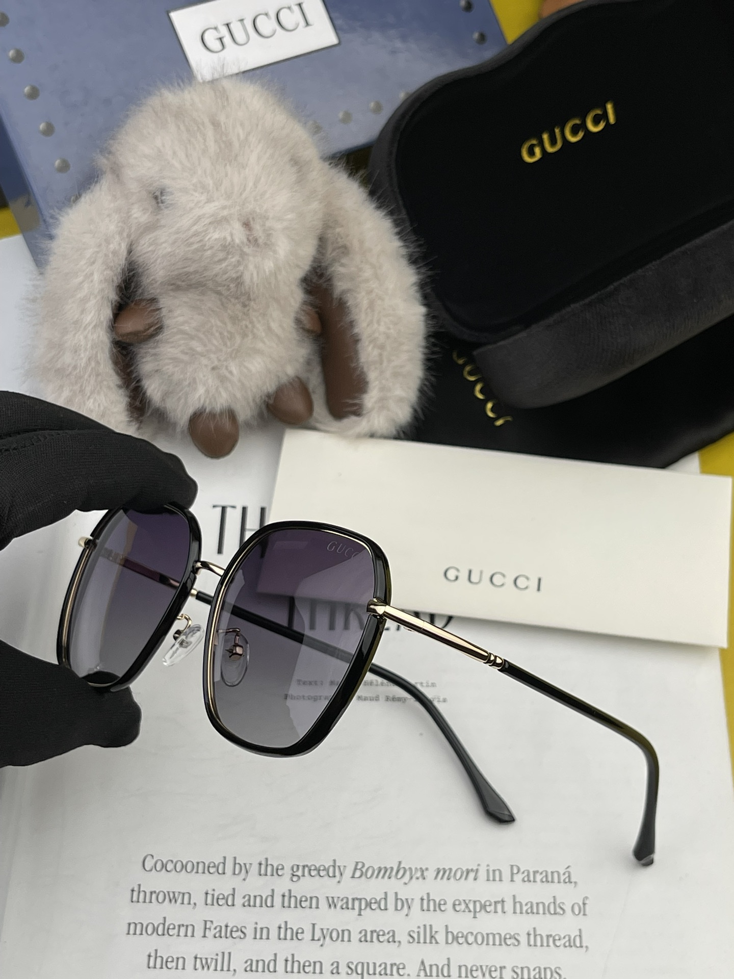 GUCCI2024开春新款最新款圆框太阳镜各路网红纷纷带起气场满分️俏皮甜美.上脸效果更佳.金属质感超好