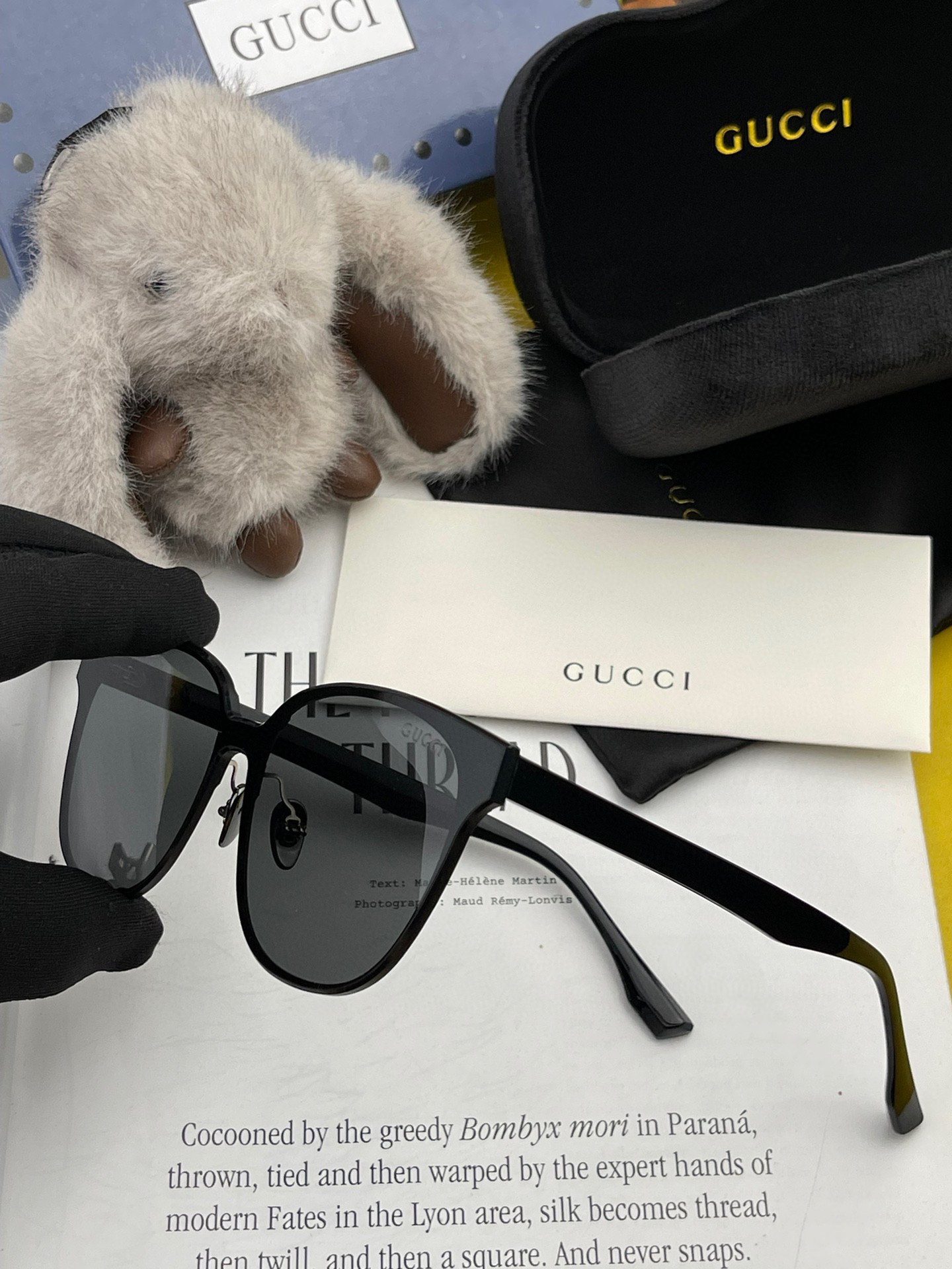 连体镜GUCCI2024开春新款一体镜大框太阳镜男女同款爆款大框尼龙太阳镜超逼格超酷镜腿品牌设计感强ni