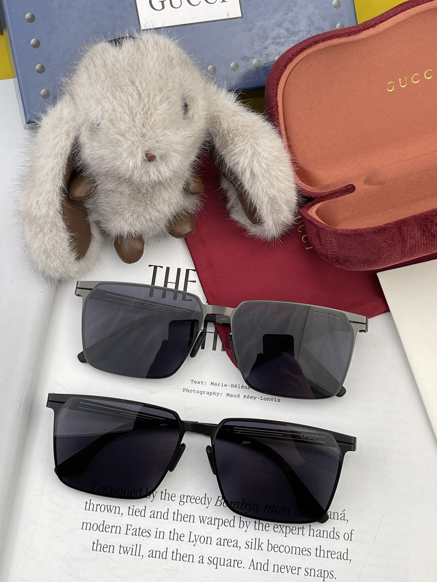 ️GUCCI2024新款男女情侣款太阳镜多边形墨镜i️电镀永不褪色超轻超有弹性整幅眼镜无螺丝重要的是压不