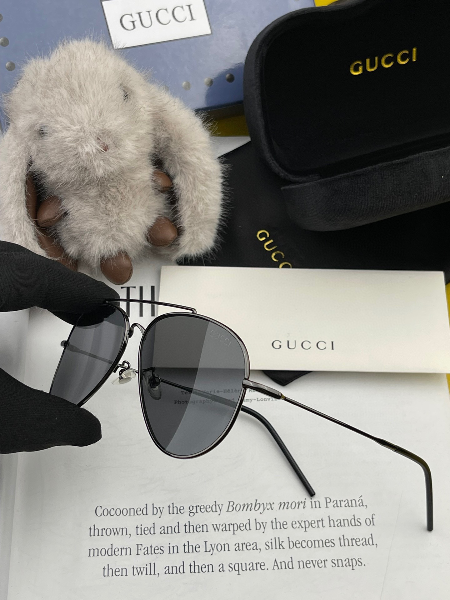 ️GUCCI2024新款男女情侣款太阳镜多边形墨镜i价️电镀永不褪色超轻超有弹性整幅眼镜无螺丝重要的是压