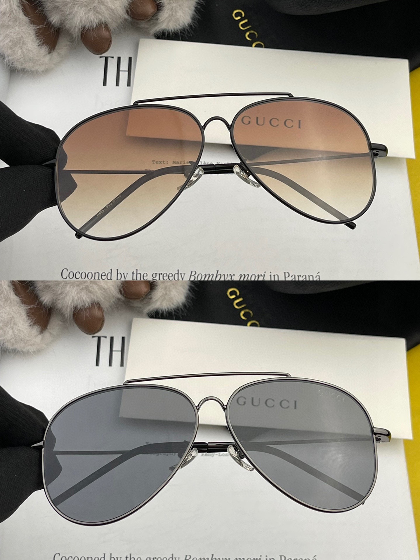 ️GUCCI2024新款男女情侣款太阳镜多边形墨镜i价️电镀永不褪色超轻超有弹性整幅眼镜无螺丝重要的是压