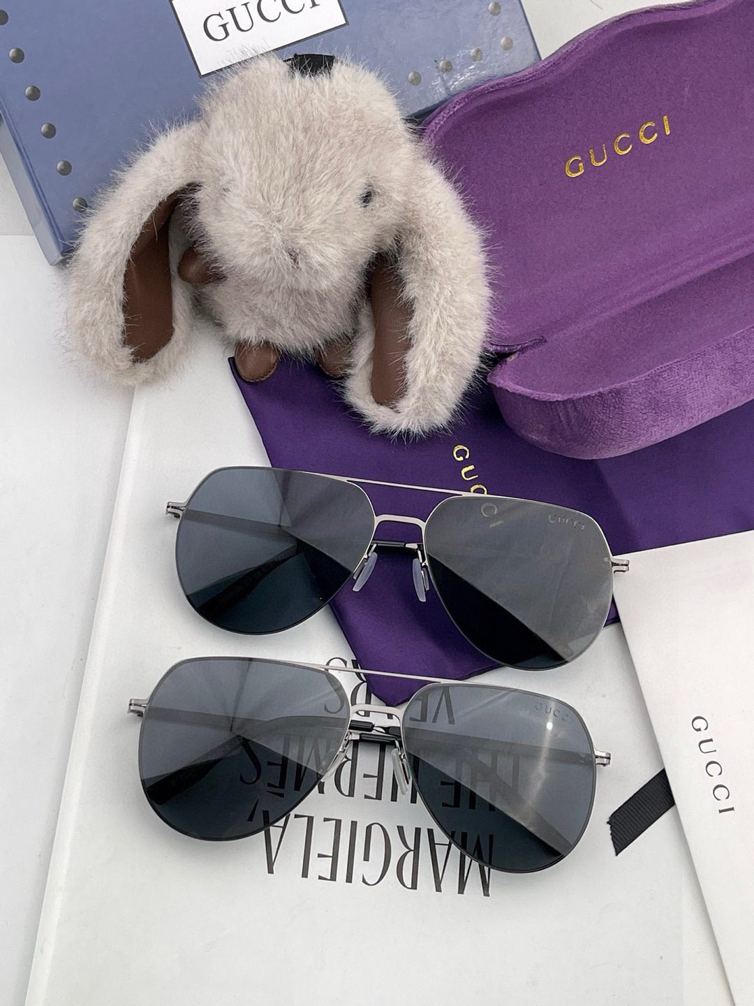      GUCCI-2024新款男情女侣款太阳iP电镀永褪色 卖点：超轻有超弹性整幅眼镜无丝螺重要的是