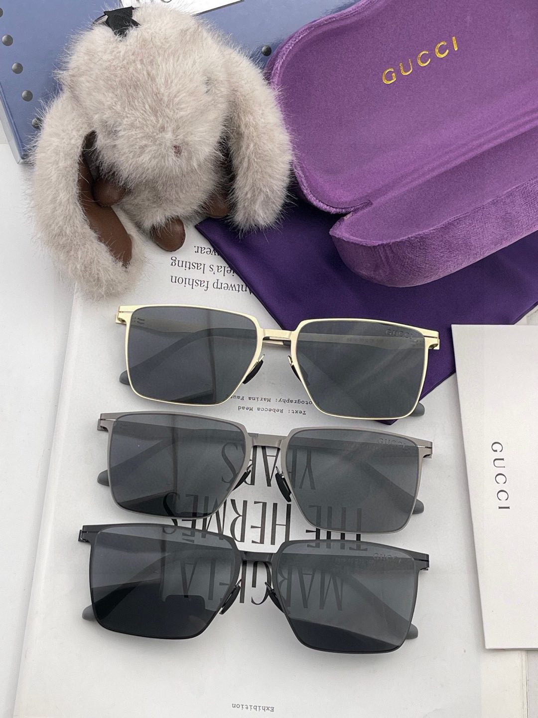 ♦️GUCCI 2025新款男女情侣款太阳镜多边形墨镜iP电镀永不褪色 超轻超有弹性整幅眼镜无螺丝重要的